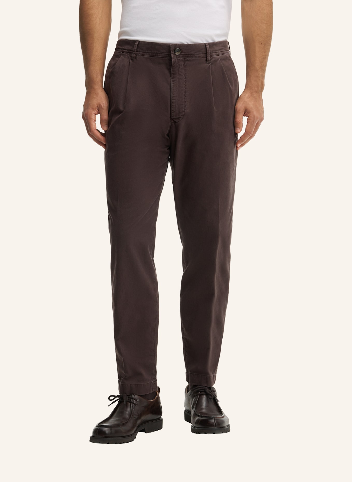 windsor. Bundfaltenhose Regular Fit: ROT