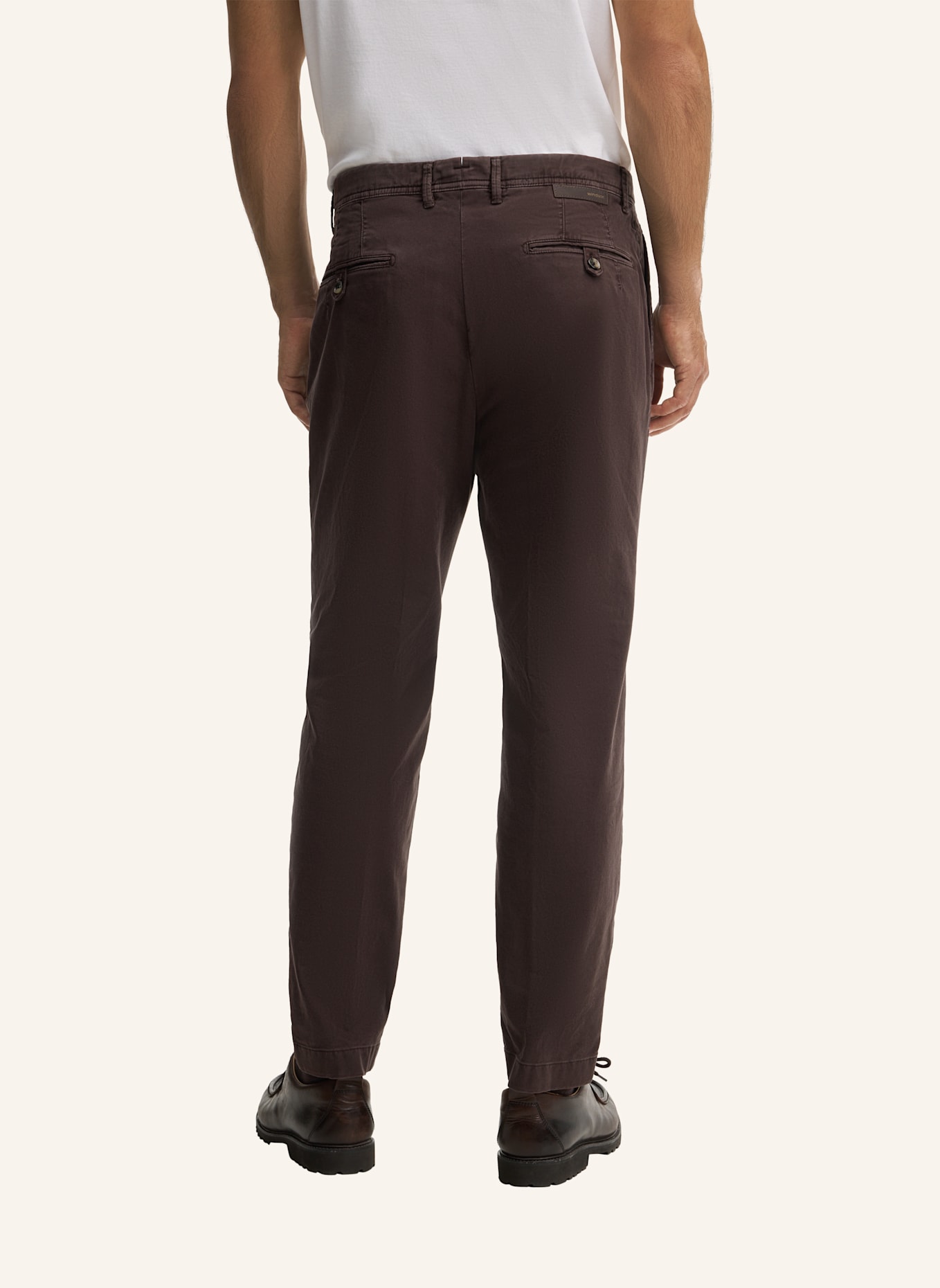 windsor. Bundfaltenhose Regular Fit: ROT