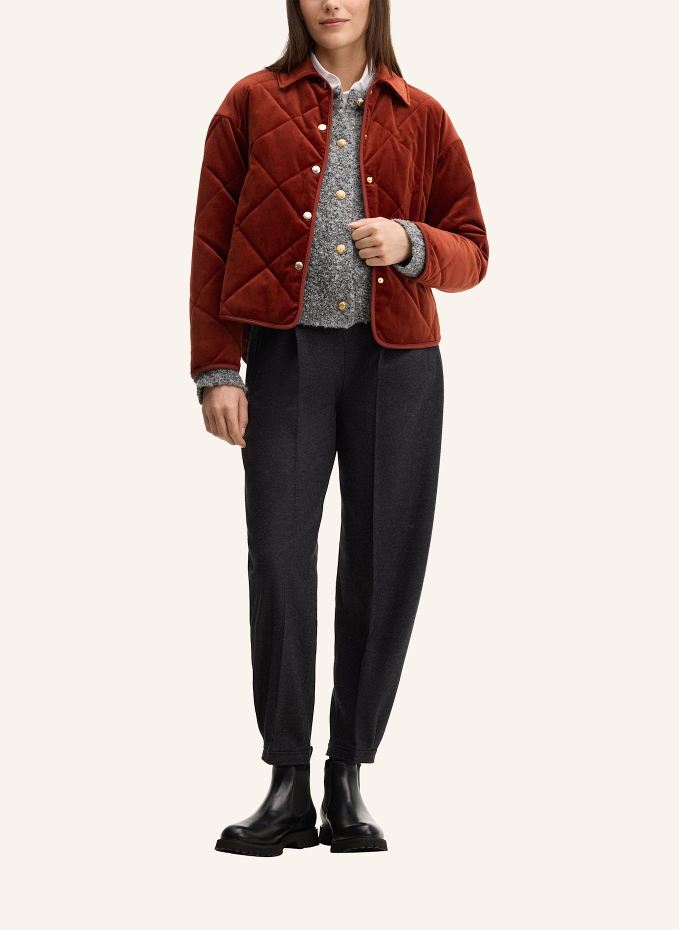 windsor. Jacke: DUNKELROT