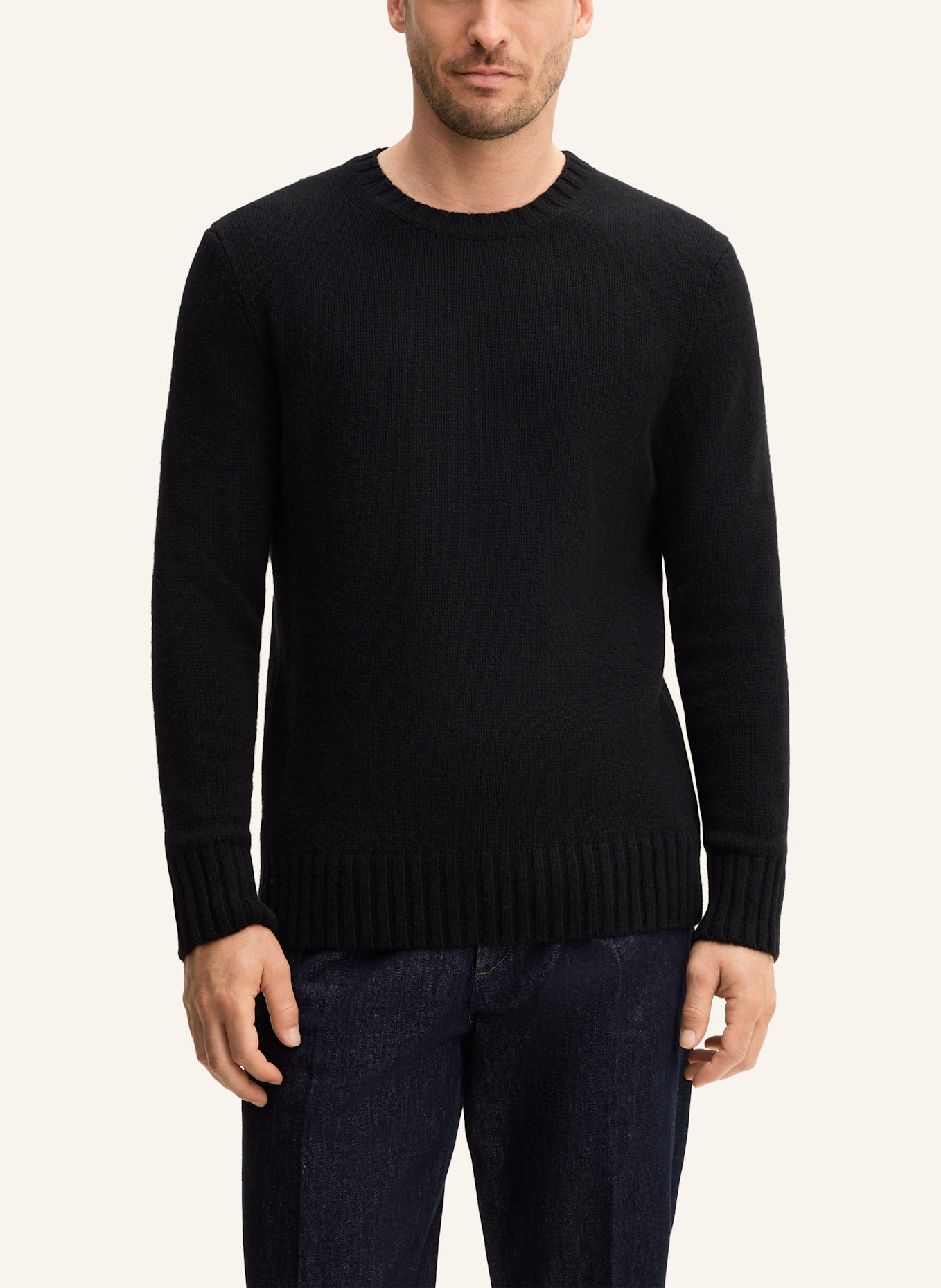 windsor. Cashmere-Pullover: SCHWARZ