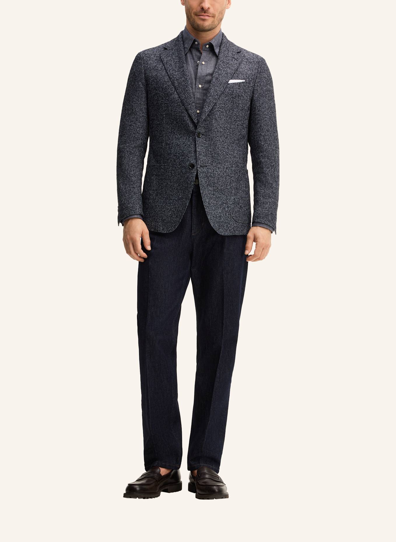 windsor. Sakko Shaped Fit: BLAU