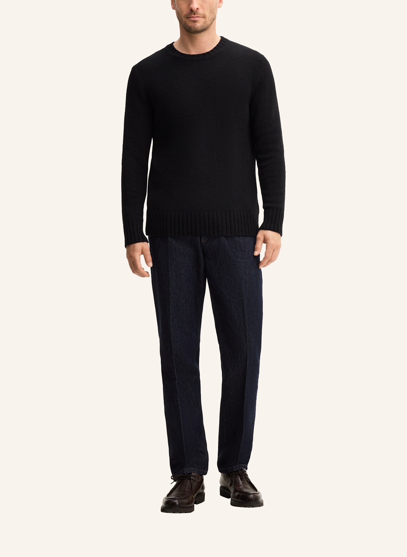windsor. Cashmere-Pullover: SCHWARZ
