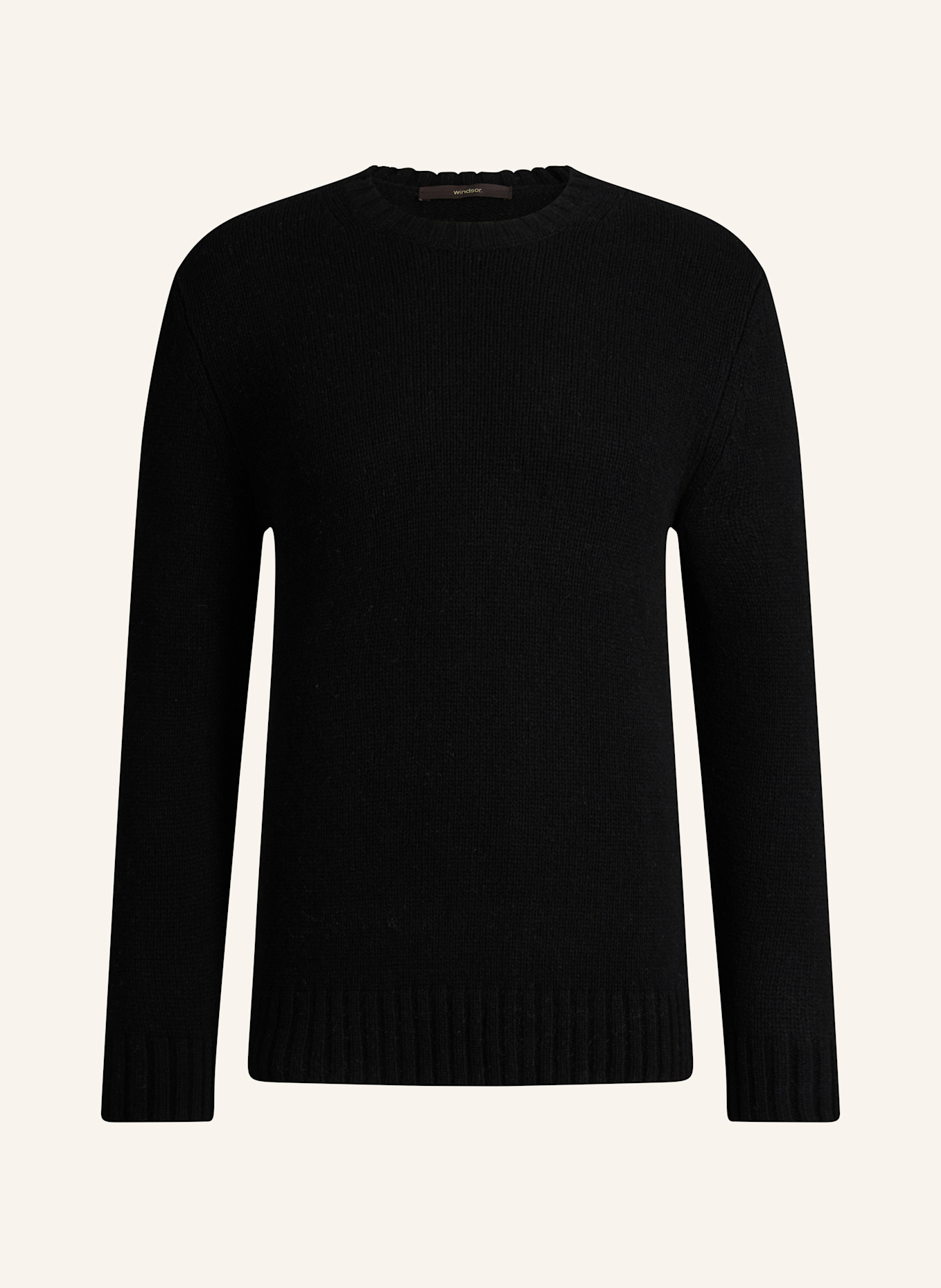 windsor. Cashmere-Pullover: SCHWARZ