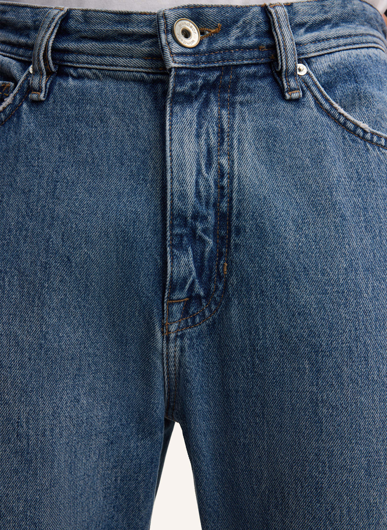 windsor. Jeans Regular Fit: WEISS