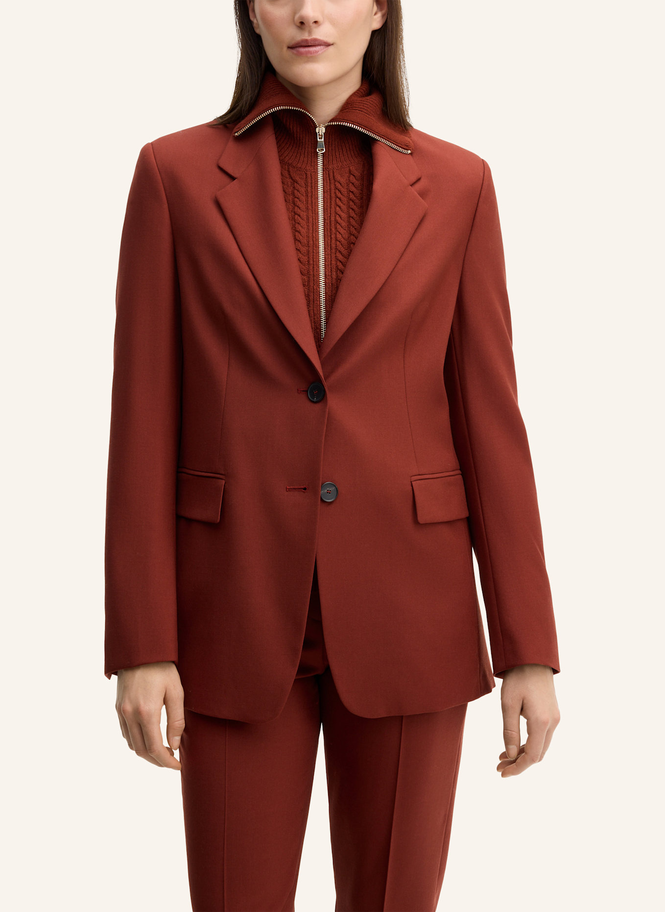 windsor. Blazer: DUNKELROT