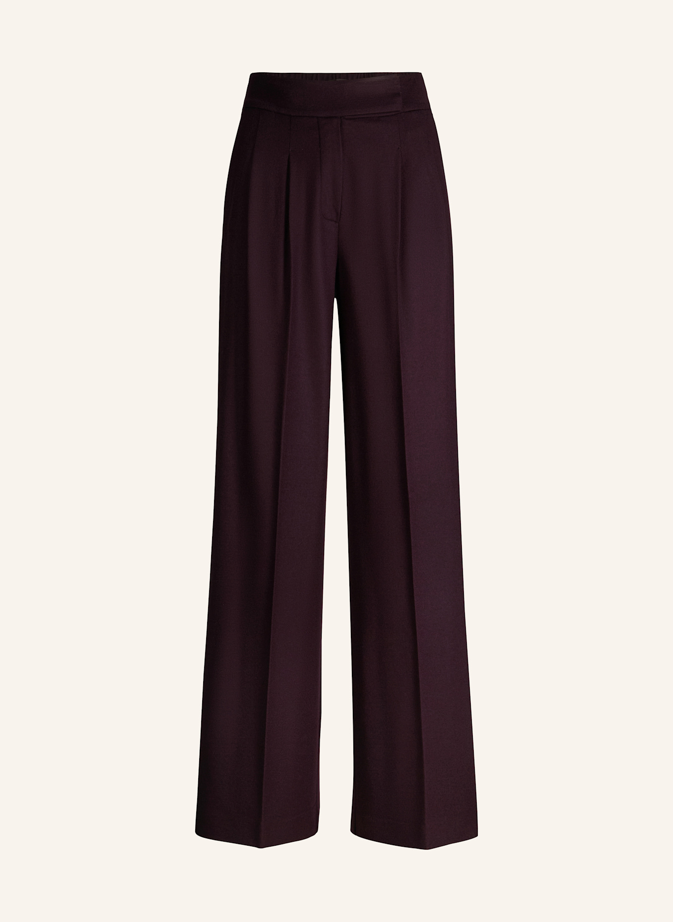 windsor. Marlenehose aus Jersey: DUNKELROT