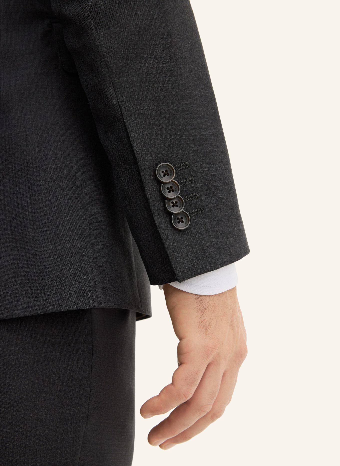 windsor. Anzug Shaped Fit: GRAU