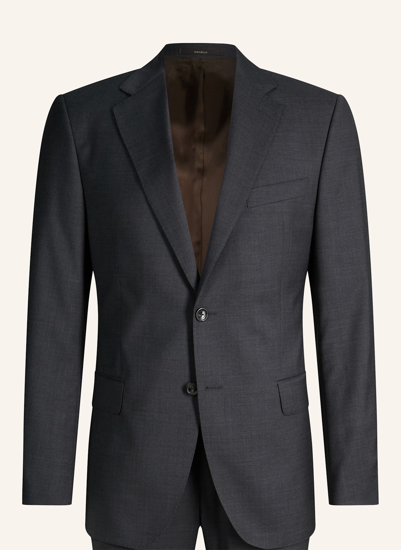 windsor. Anzug Shaped Fit: GRAU