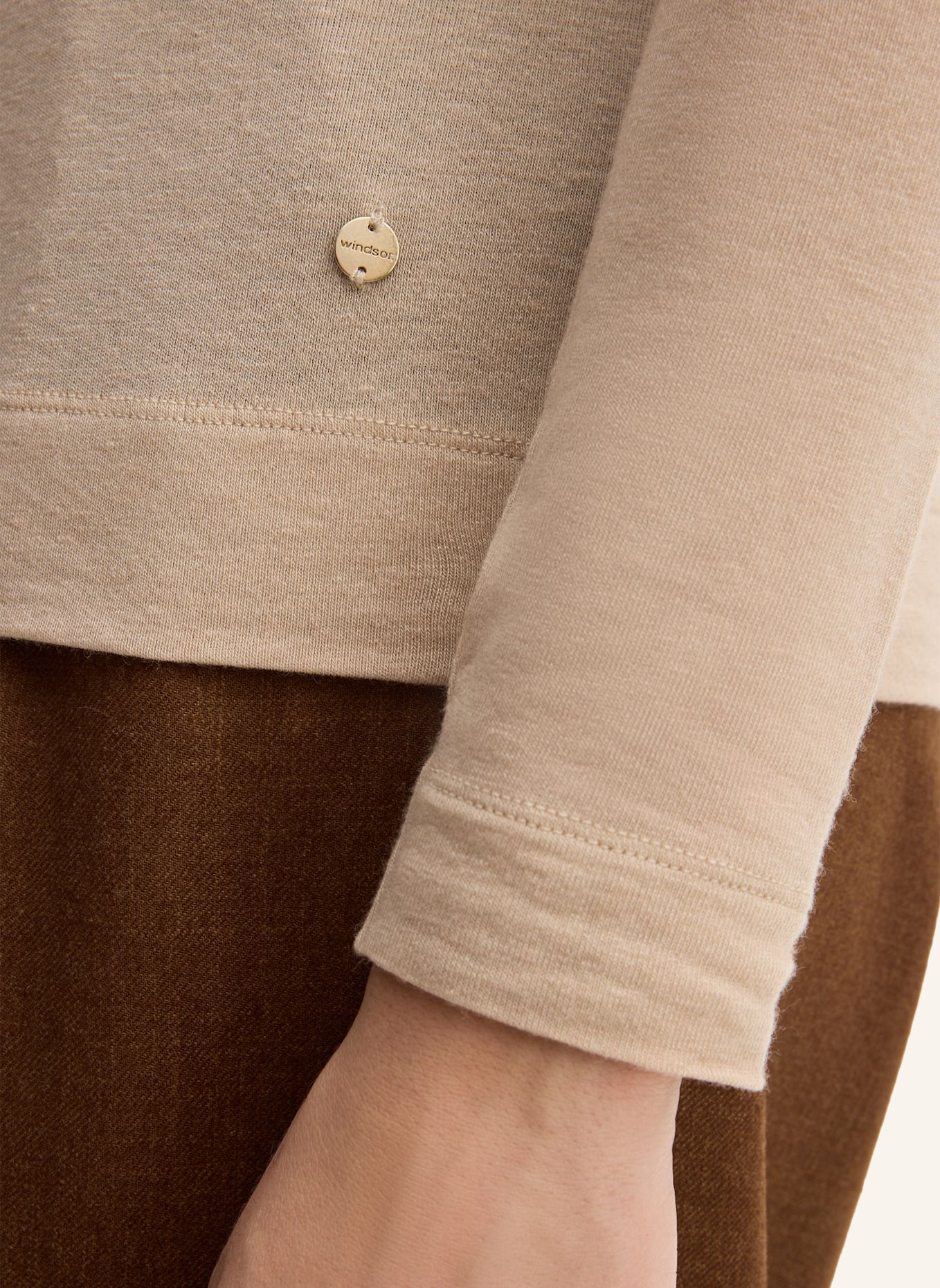 windsor. Longsleeve: BEIGE