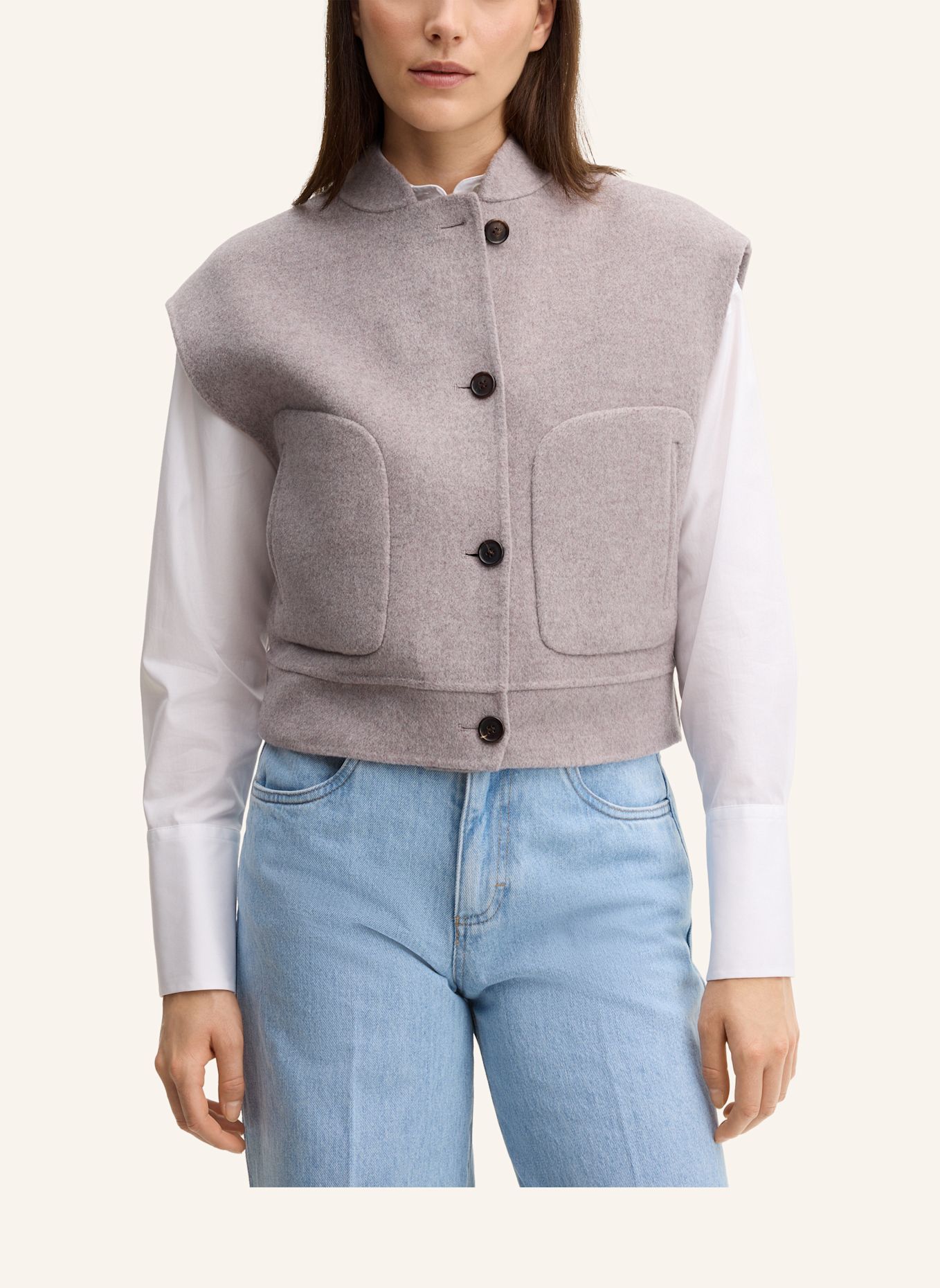 windsor. Weste: TAUPE