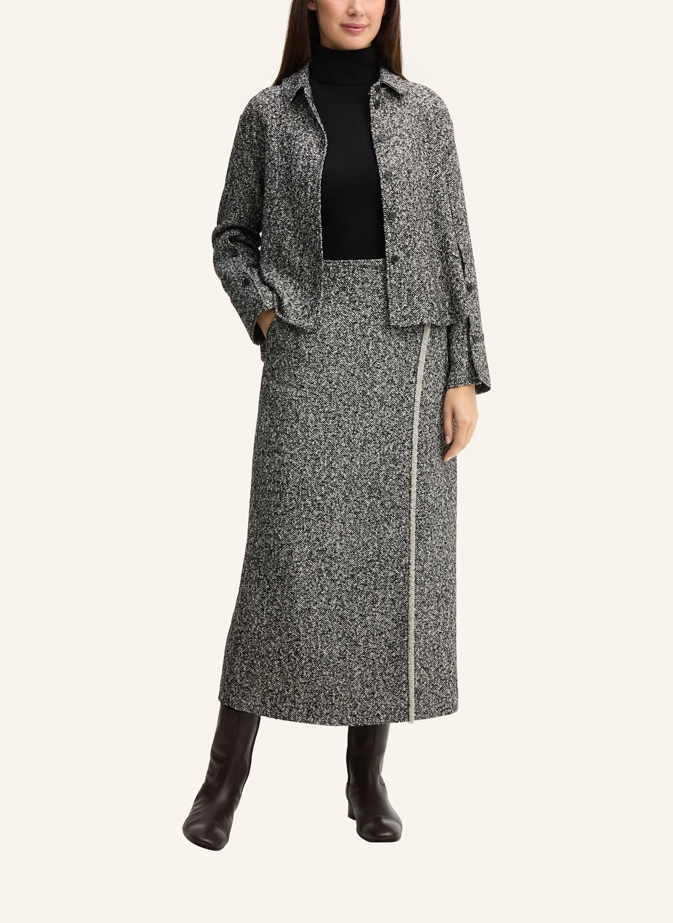 windsor. Maxi-Bleistift-Rock: SCHWARZ
