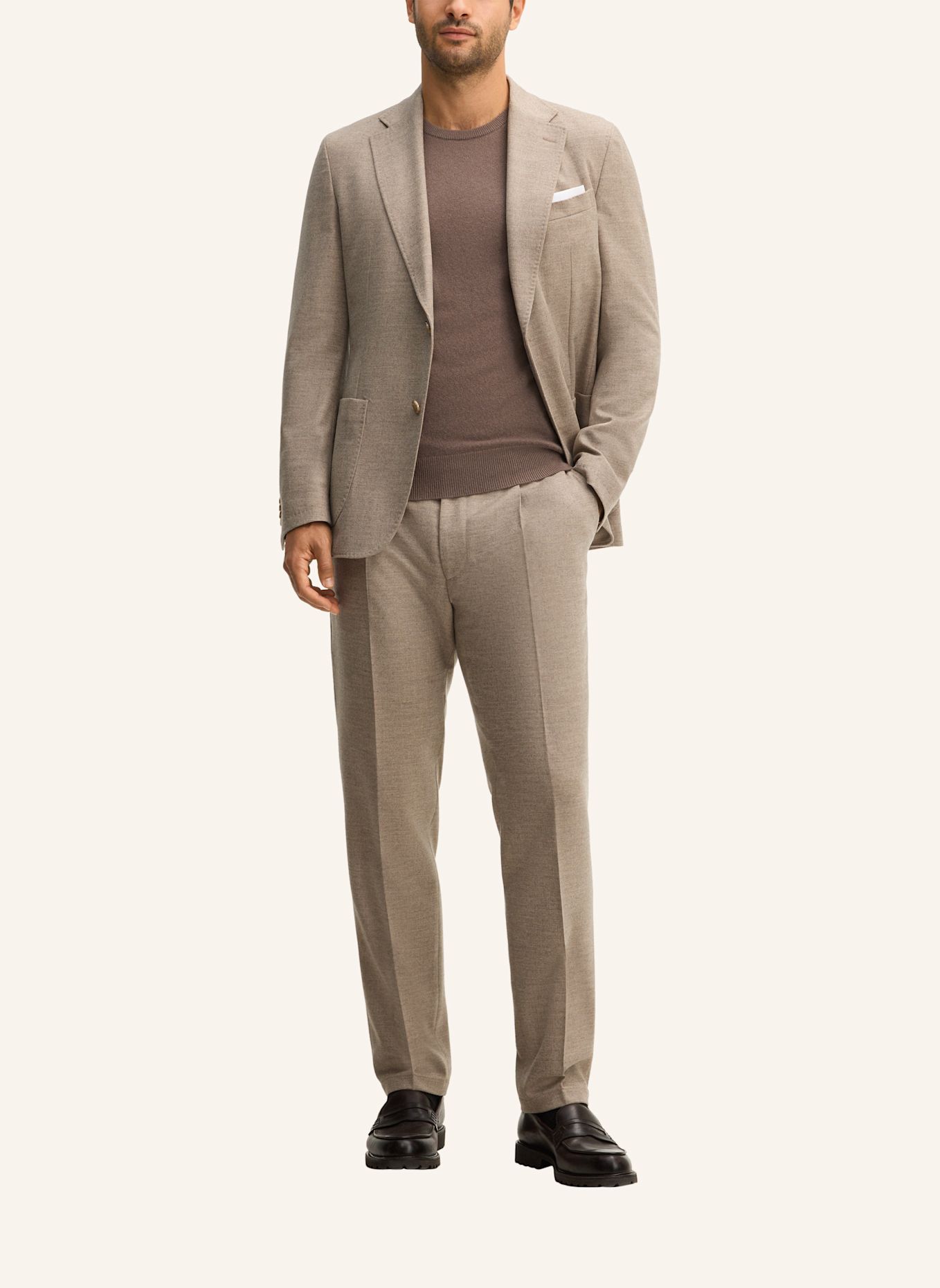 windsor. Pullover: HELLBRAUN