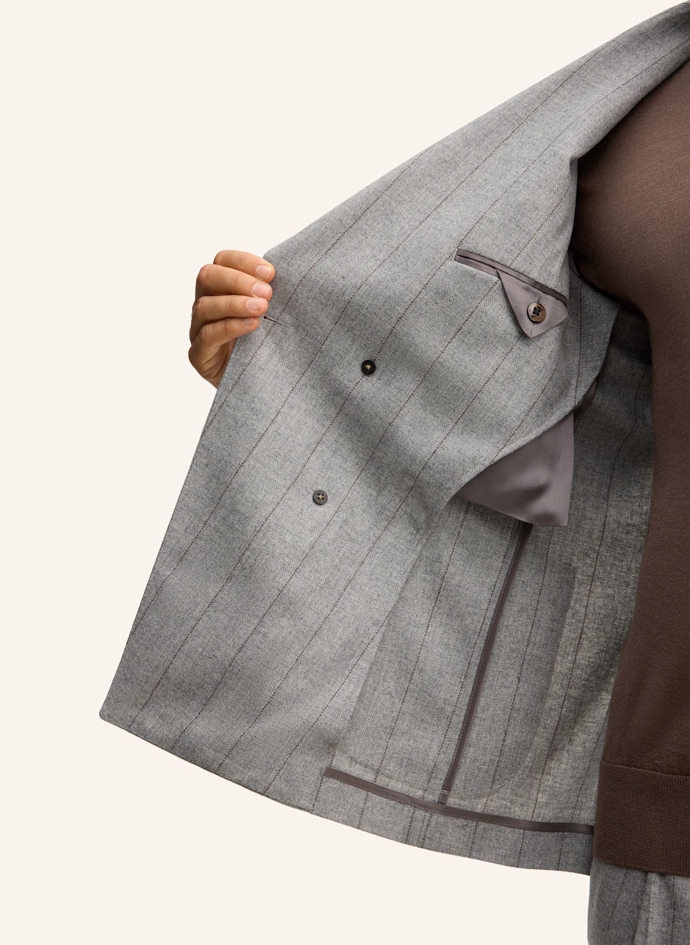 windsor. Sakko Shaped Fit: GRAU