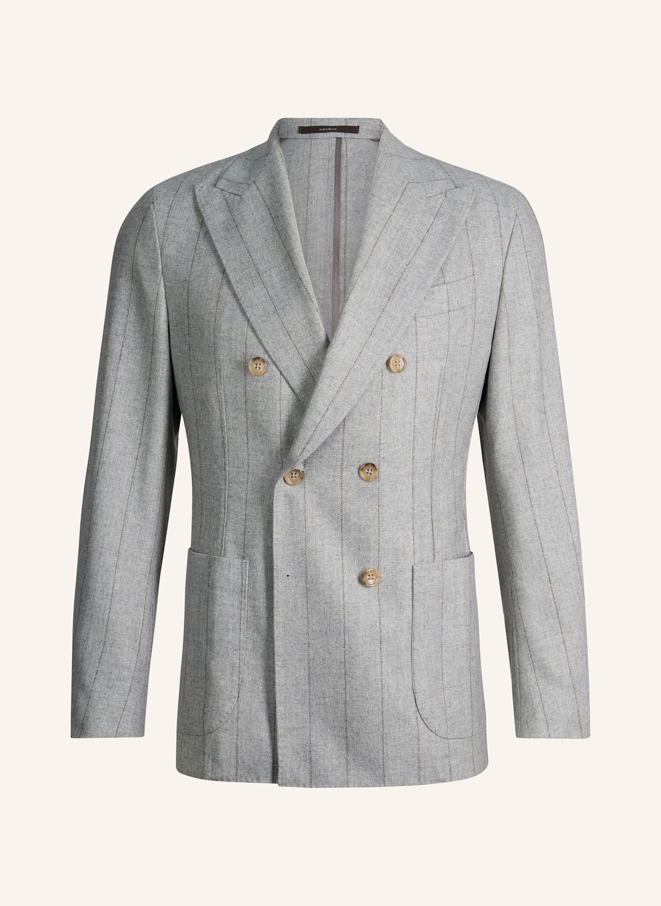 windsor. Sakko Shaped Fit: GRAU