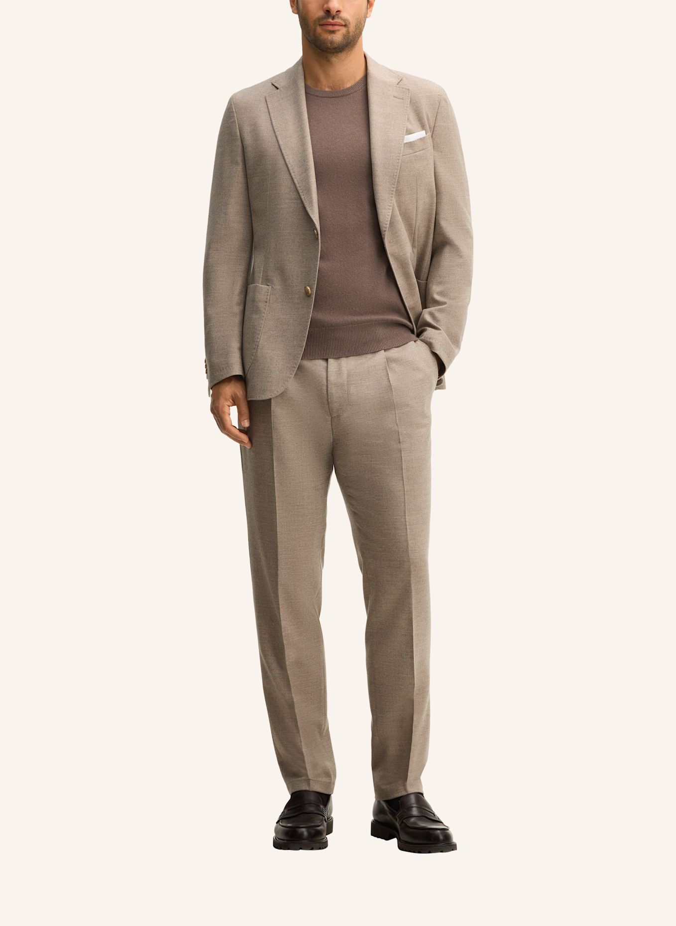 windsor. Anzughose Shaped Fit: BEIGE