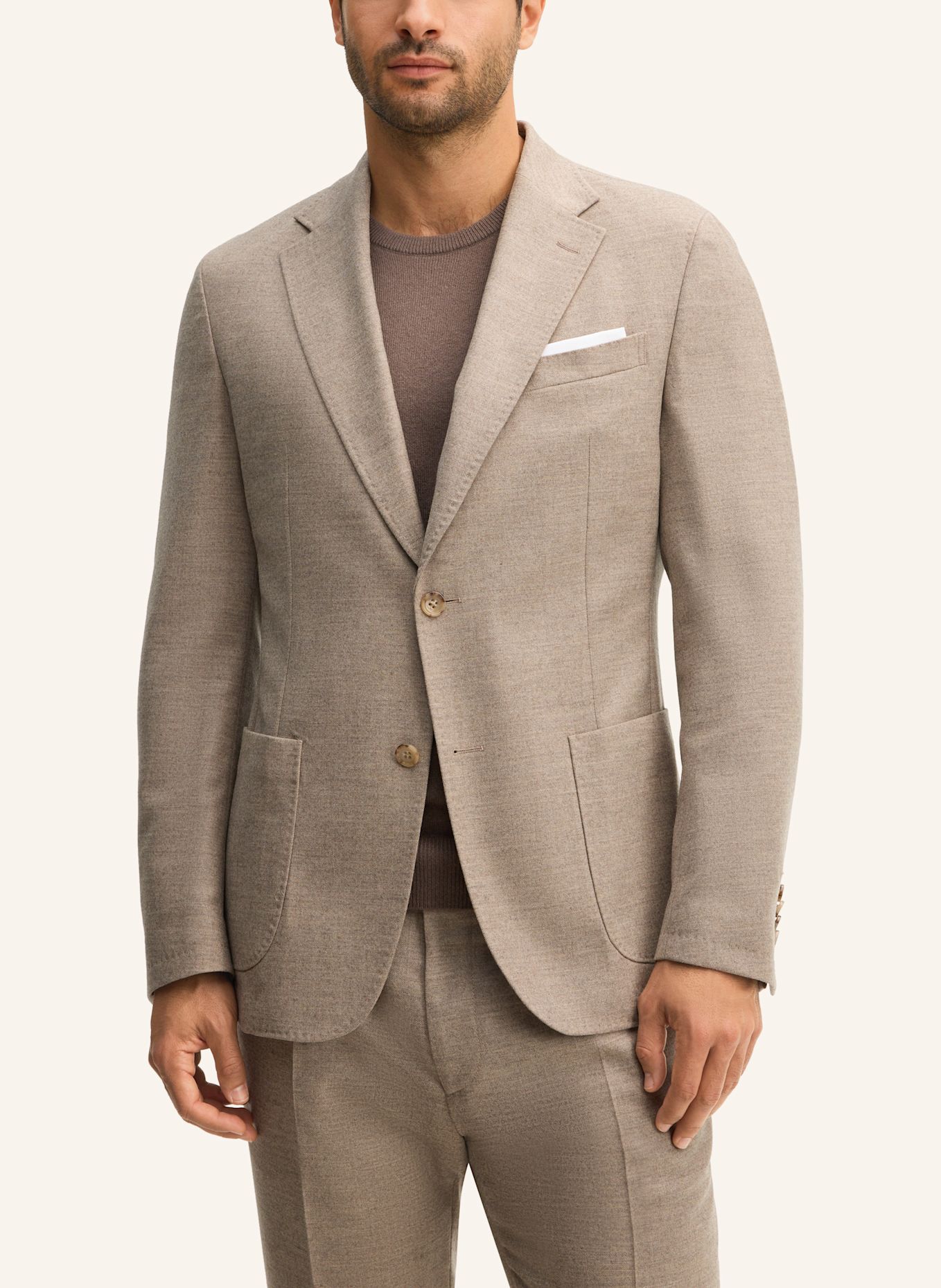 windsor. Baukasten Sakko Shaped Fit: BEIGE