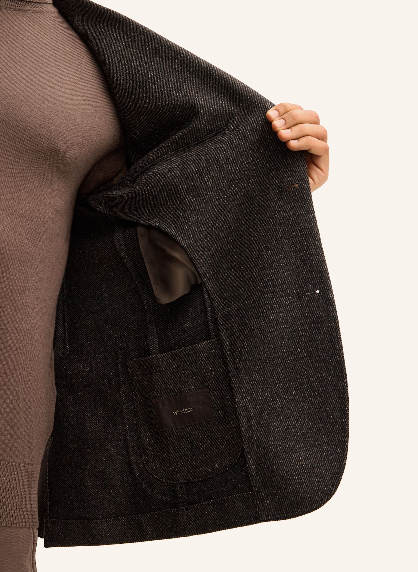 windsor. Sakko Shaped Fit: BRAUN