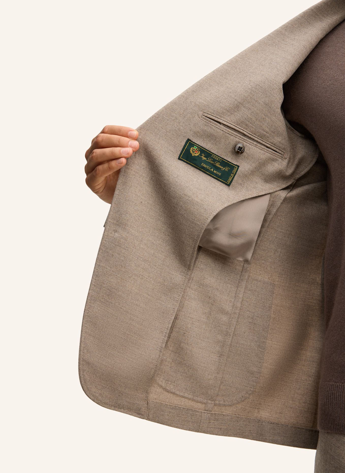 windsor. Baukasten Sakko Shaped Fit: BEIGE