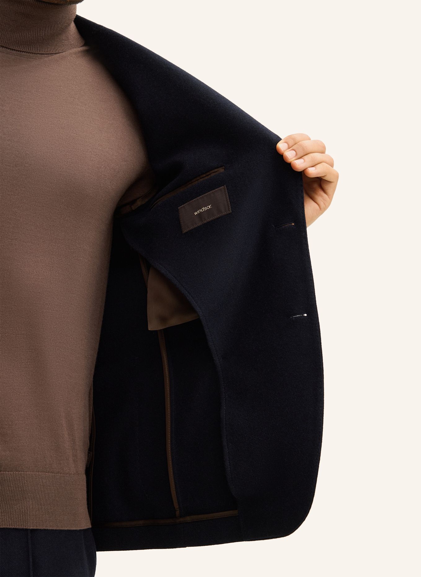 windsor. Baukasten Sakko Shaped Fit: DUNKELBLAU