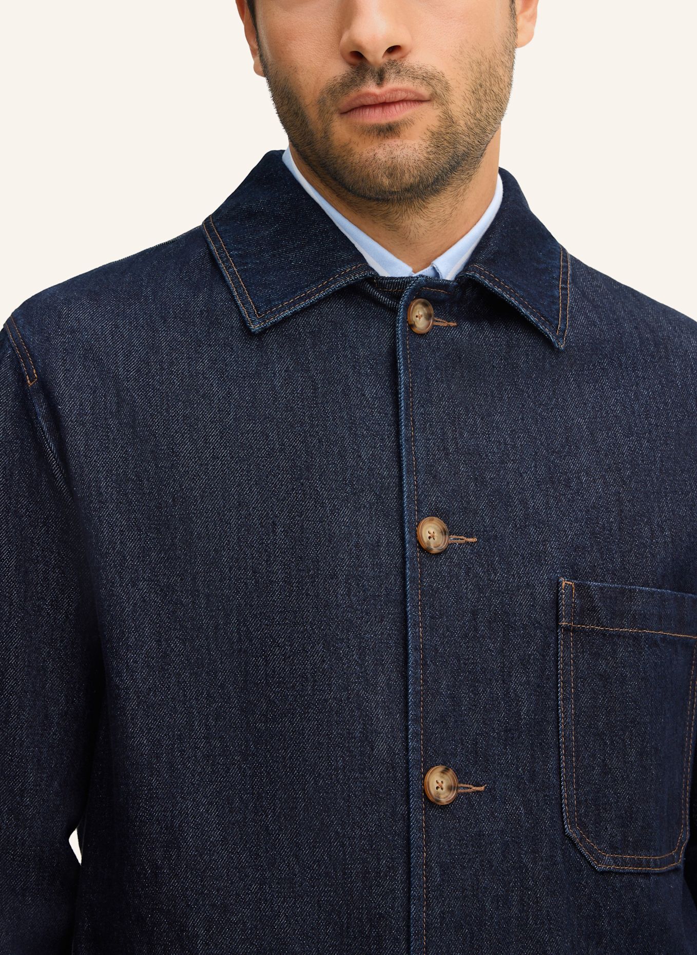 windsor. Overshirt: DUNKELBLAU