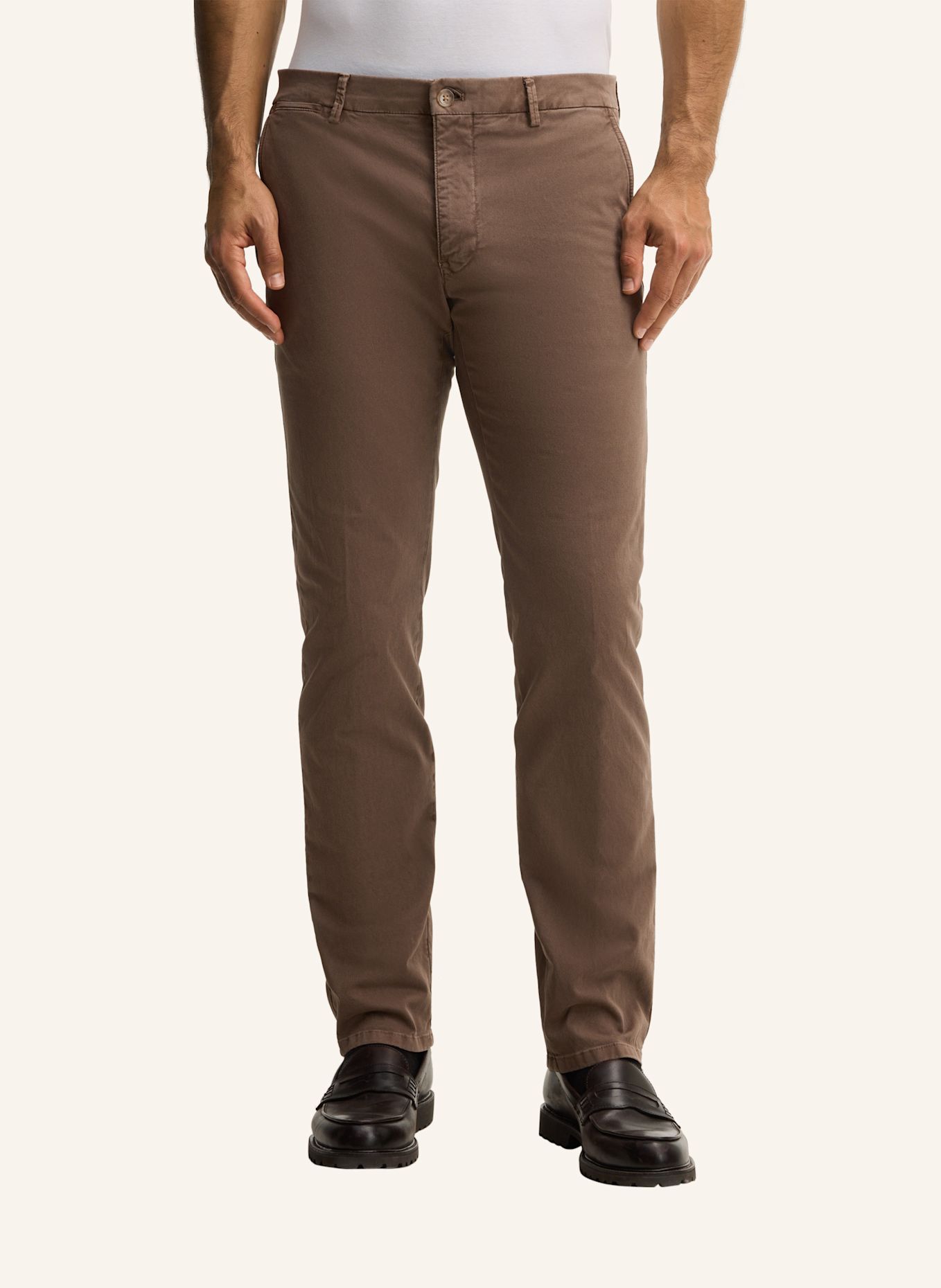 windsor. Chino Regular Fit: TAUPE