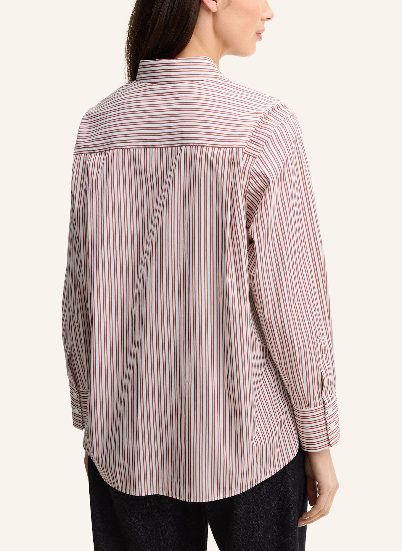windsor. Popeline-Hemdbluse: ROT