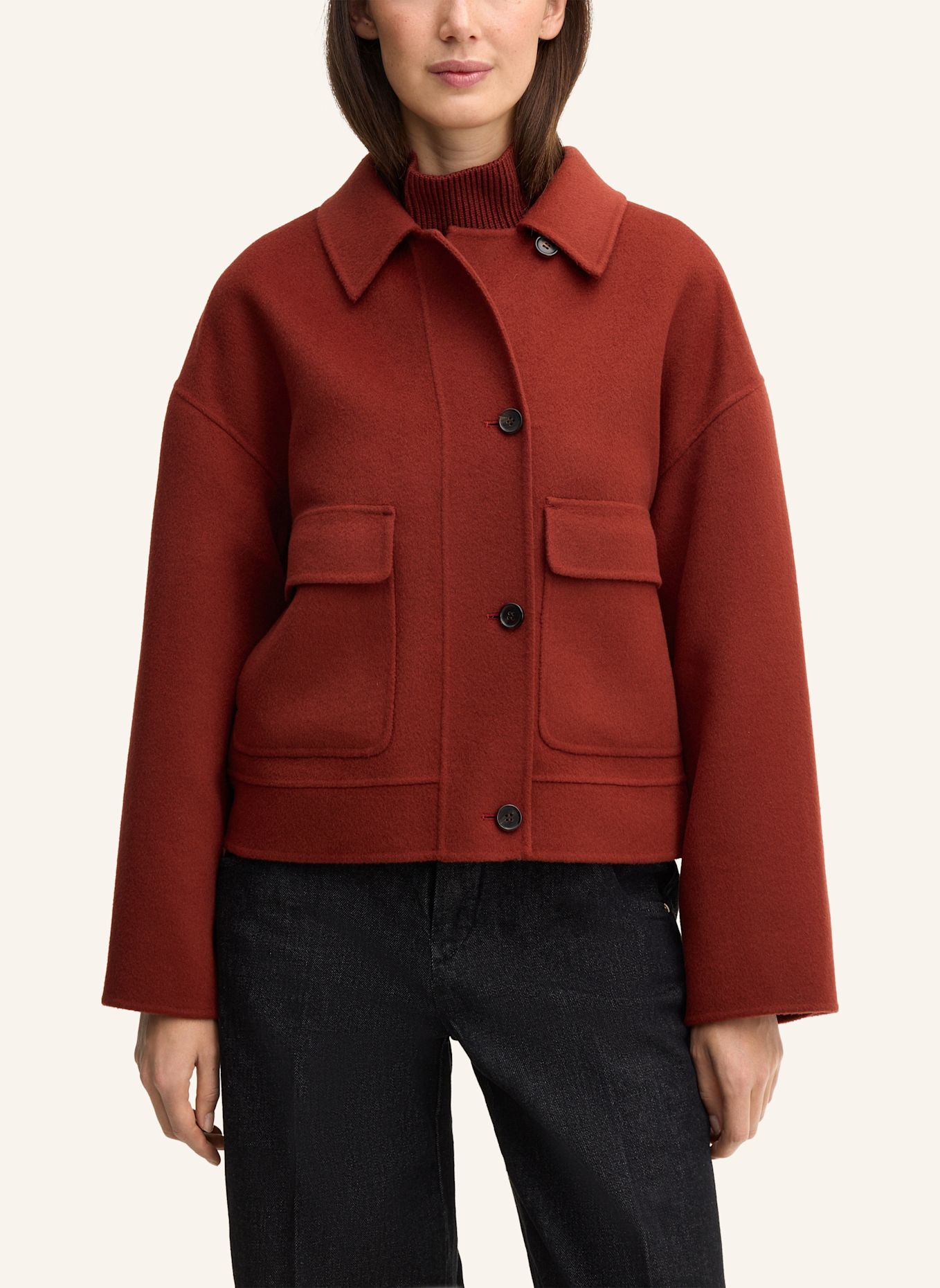 windsor. Jacke: DUNKELROT