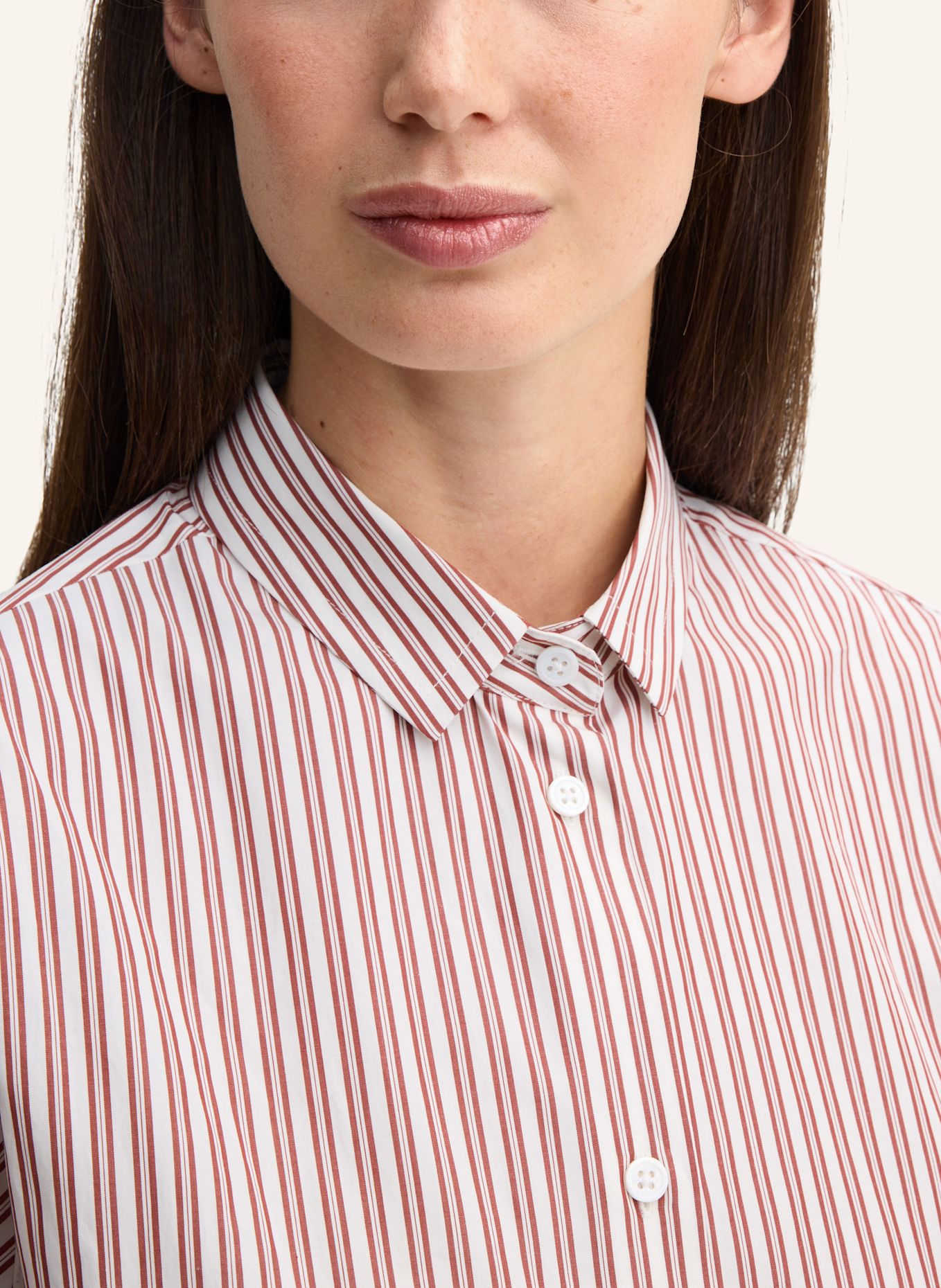 windsor. Popeline-Hemdbluse: ROT