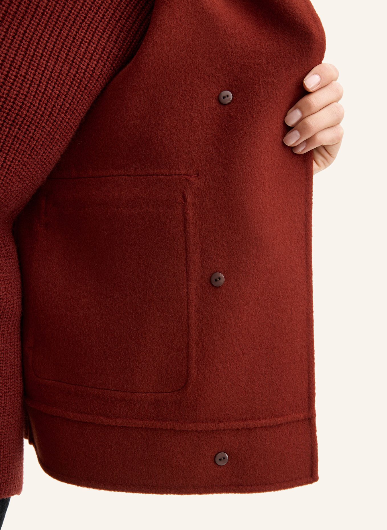 windsor. Jacke: DUNKELROT