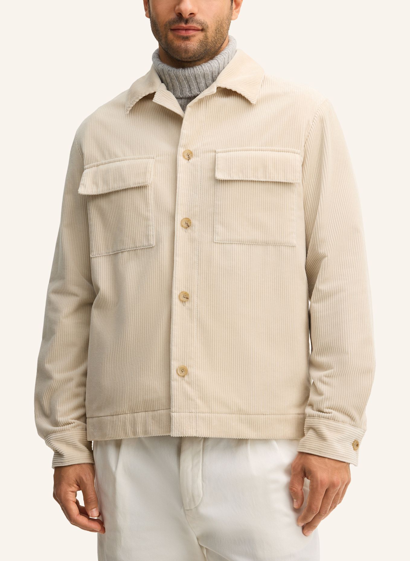 windsor. Overshirt: BEIGE