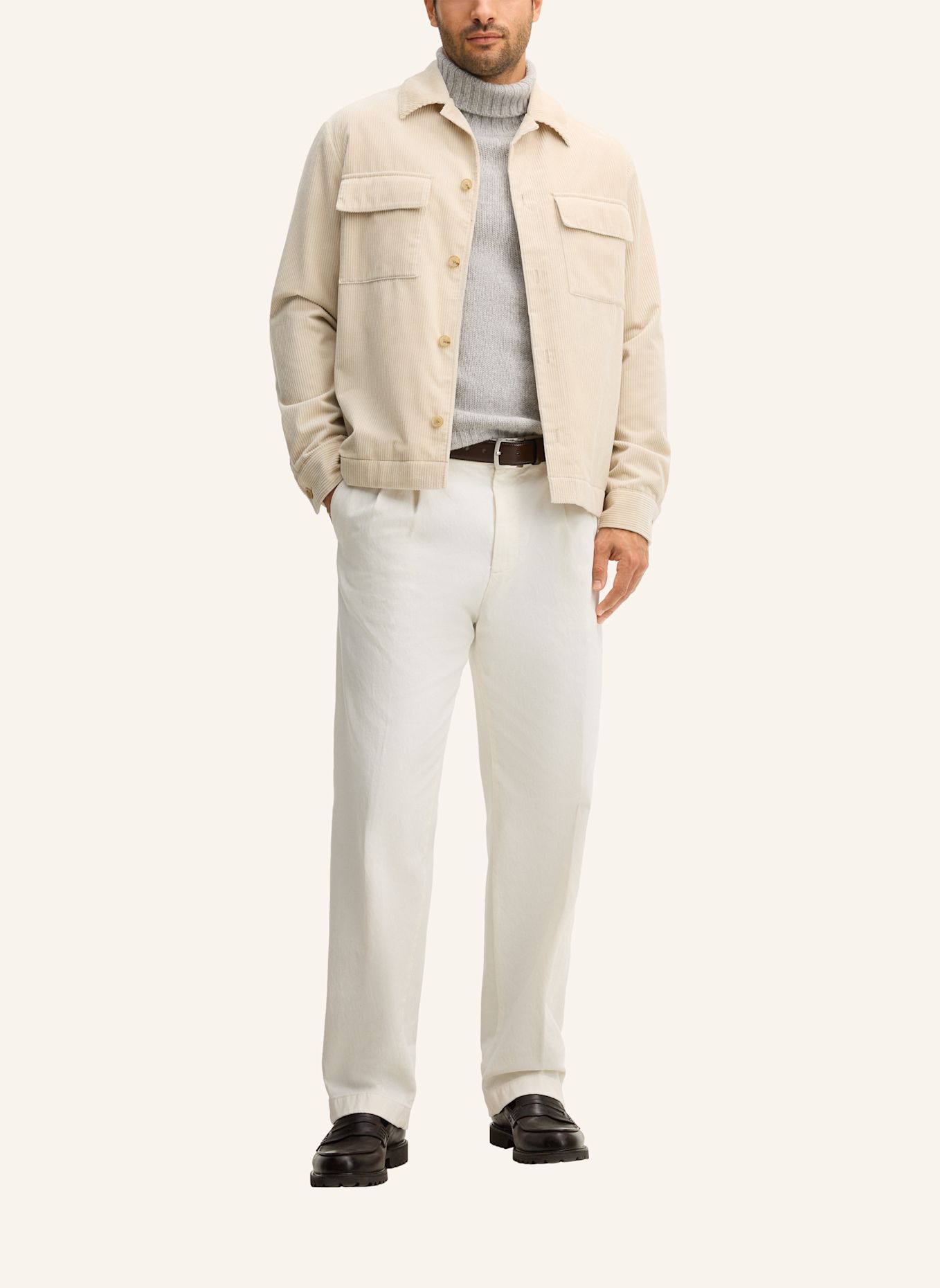 windsor. Overshirt: BEIGE
