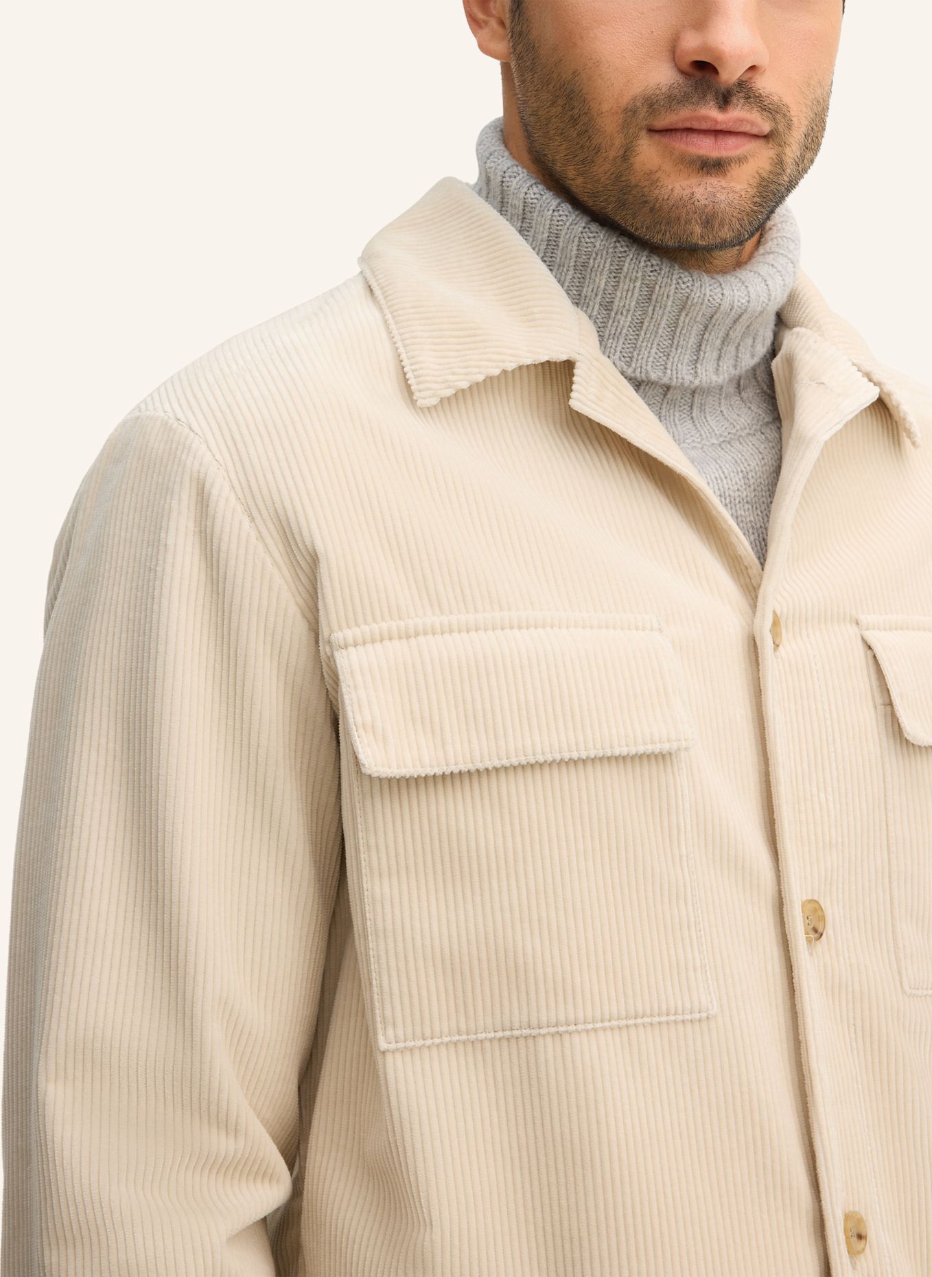 windsor. Overshirt: BEIGE