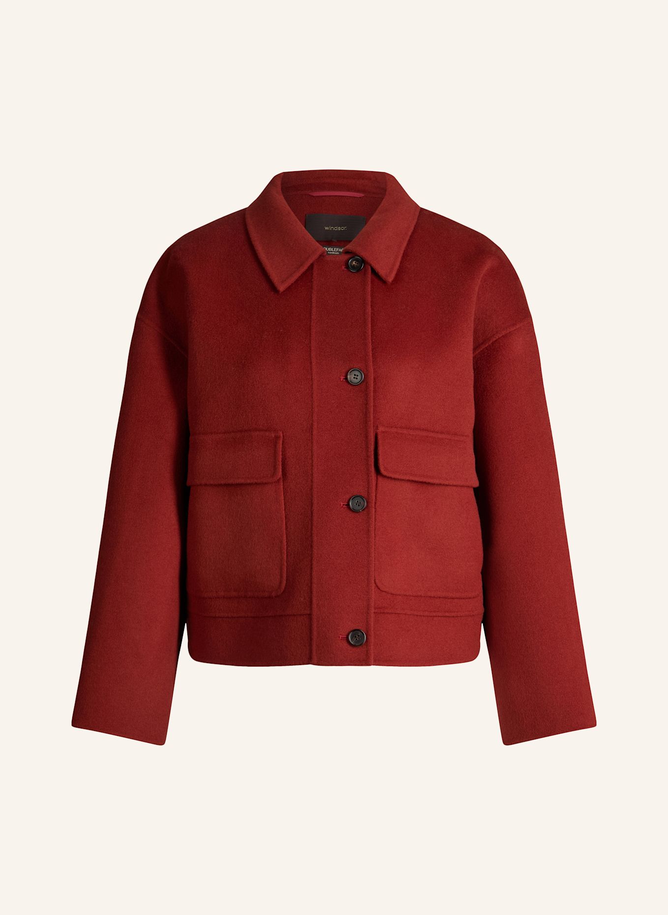 windsor. Jacke: DUNKELROT