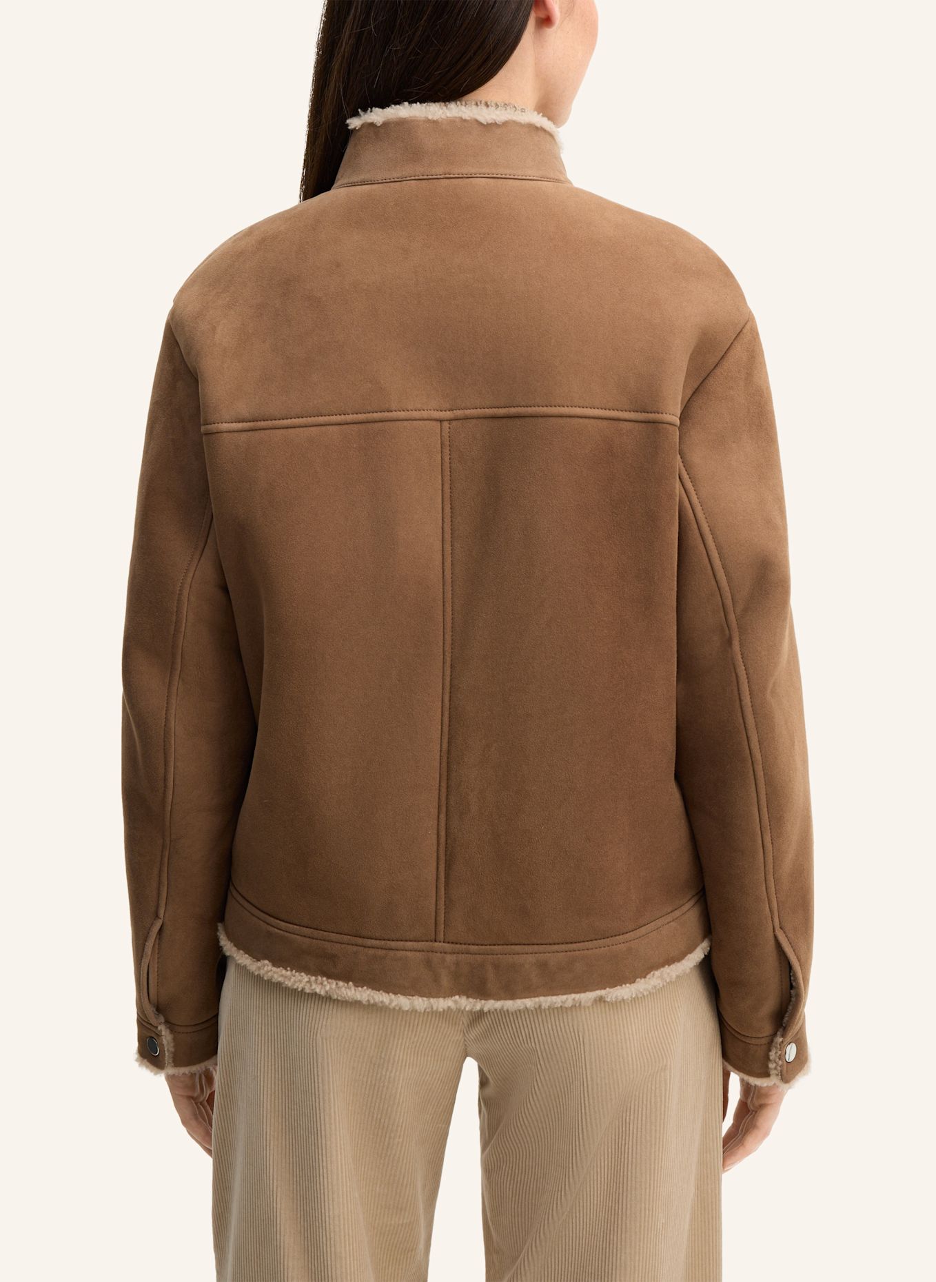 windsor. Lederjacke: BRAUN
