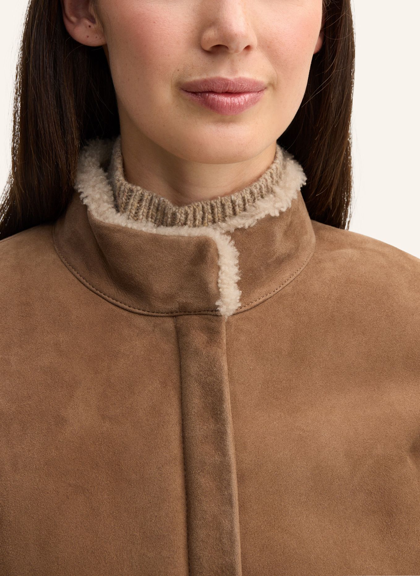 windsor. Lederjacke: BRAUN