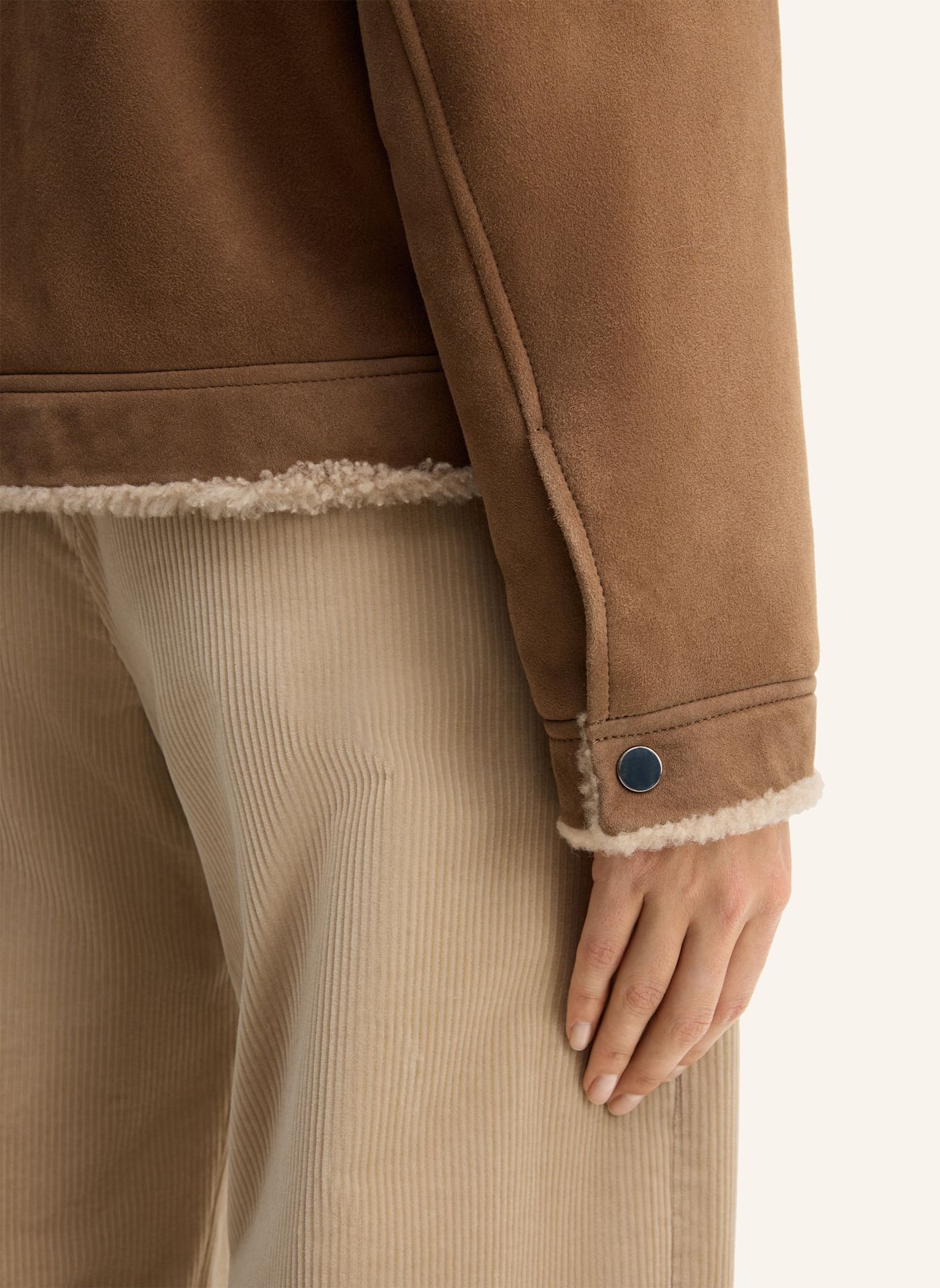 windsor. Lederjacke: BRAUN