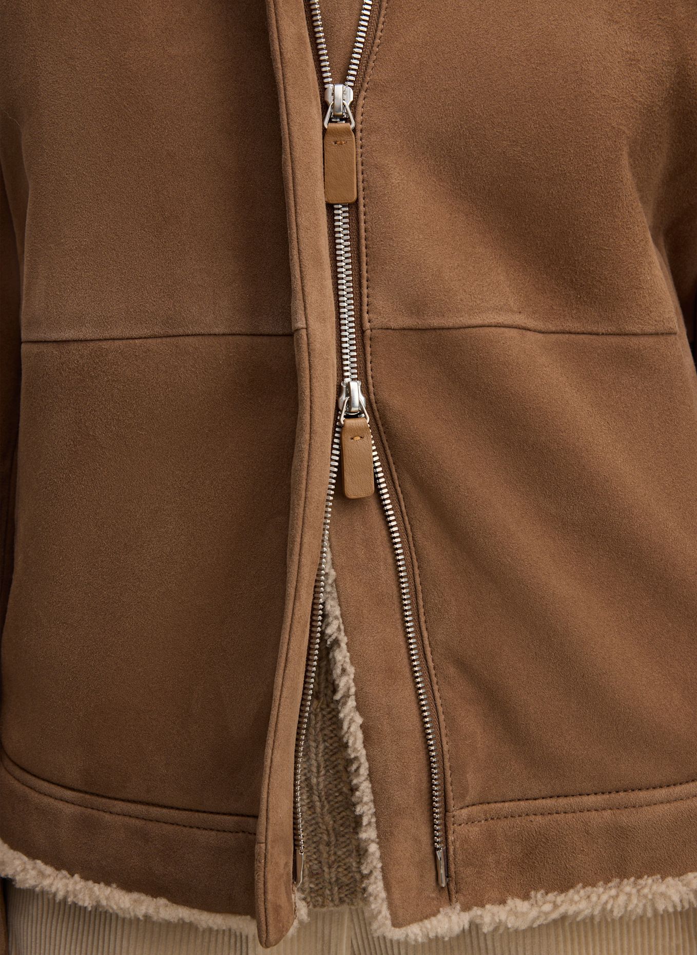 windsor. Lederjacke: BRAUN