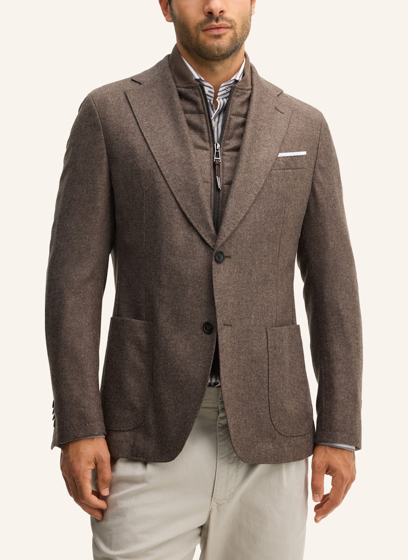 windsor. Sakko Shaped Fit: BRAUN