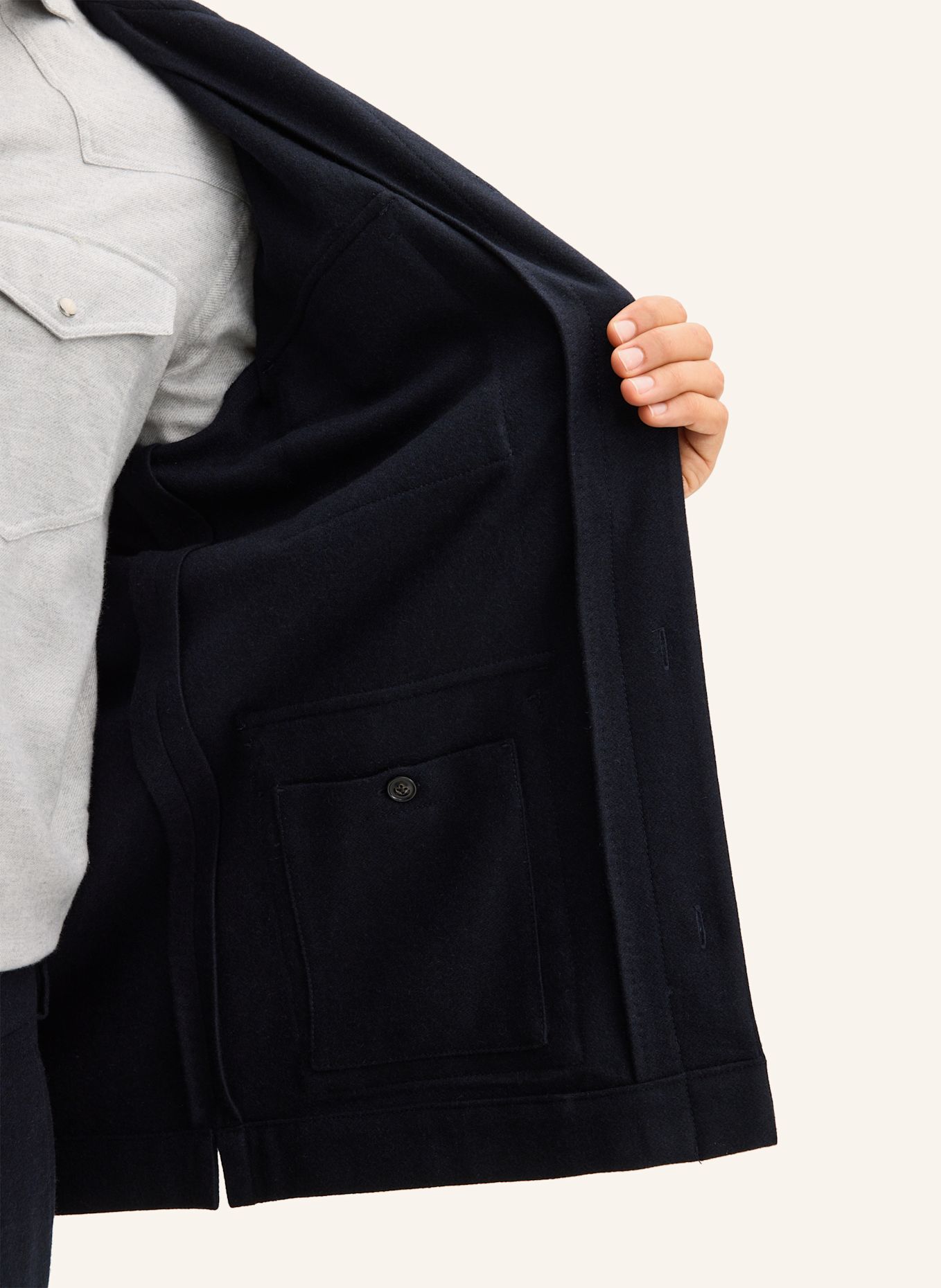 windsor. Overshirt: DUNKELBLAU