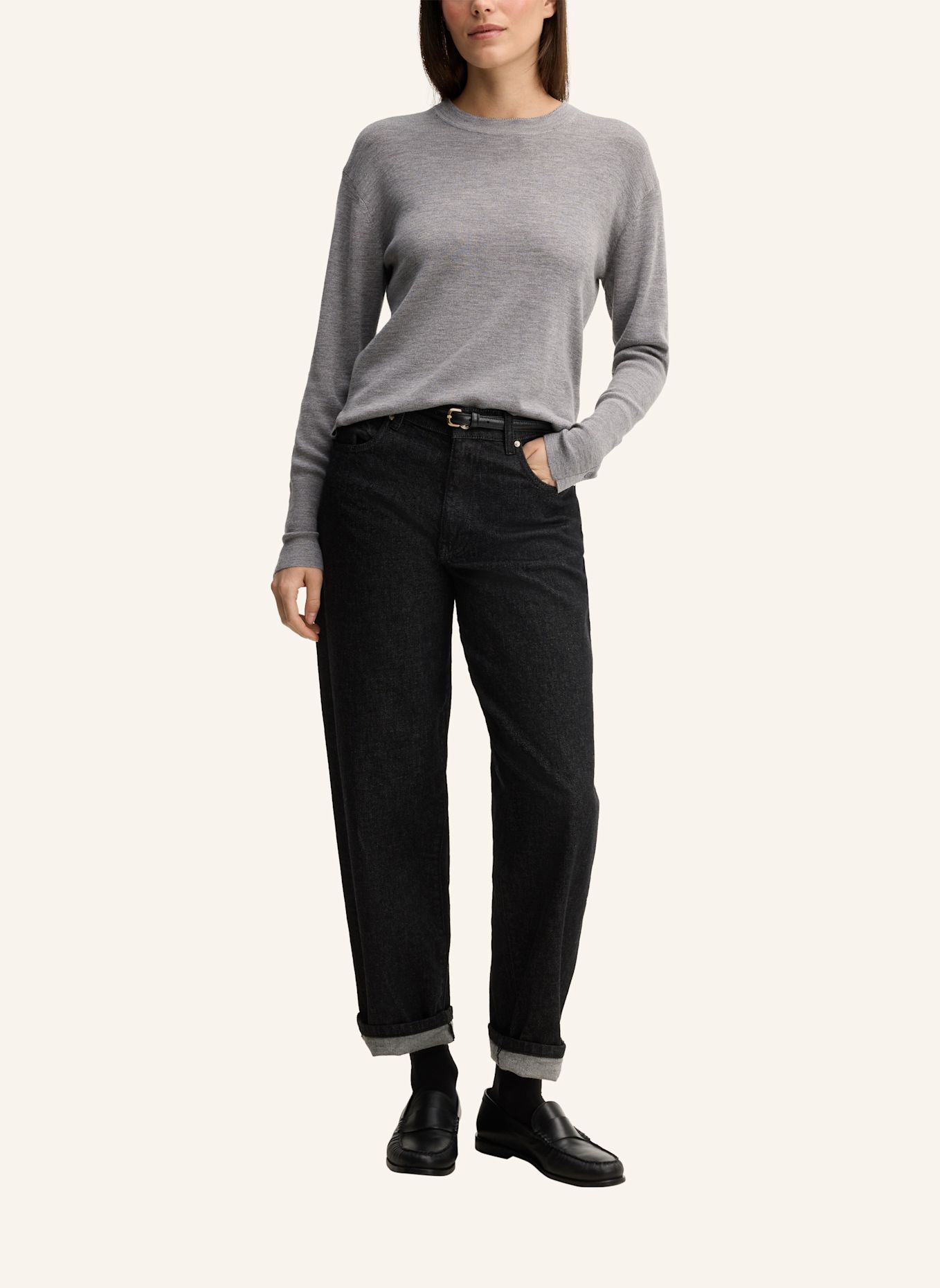 windsor. Pullover: GRAU