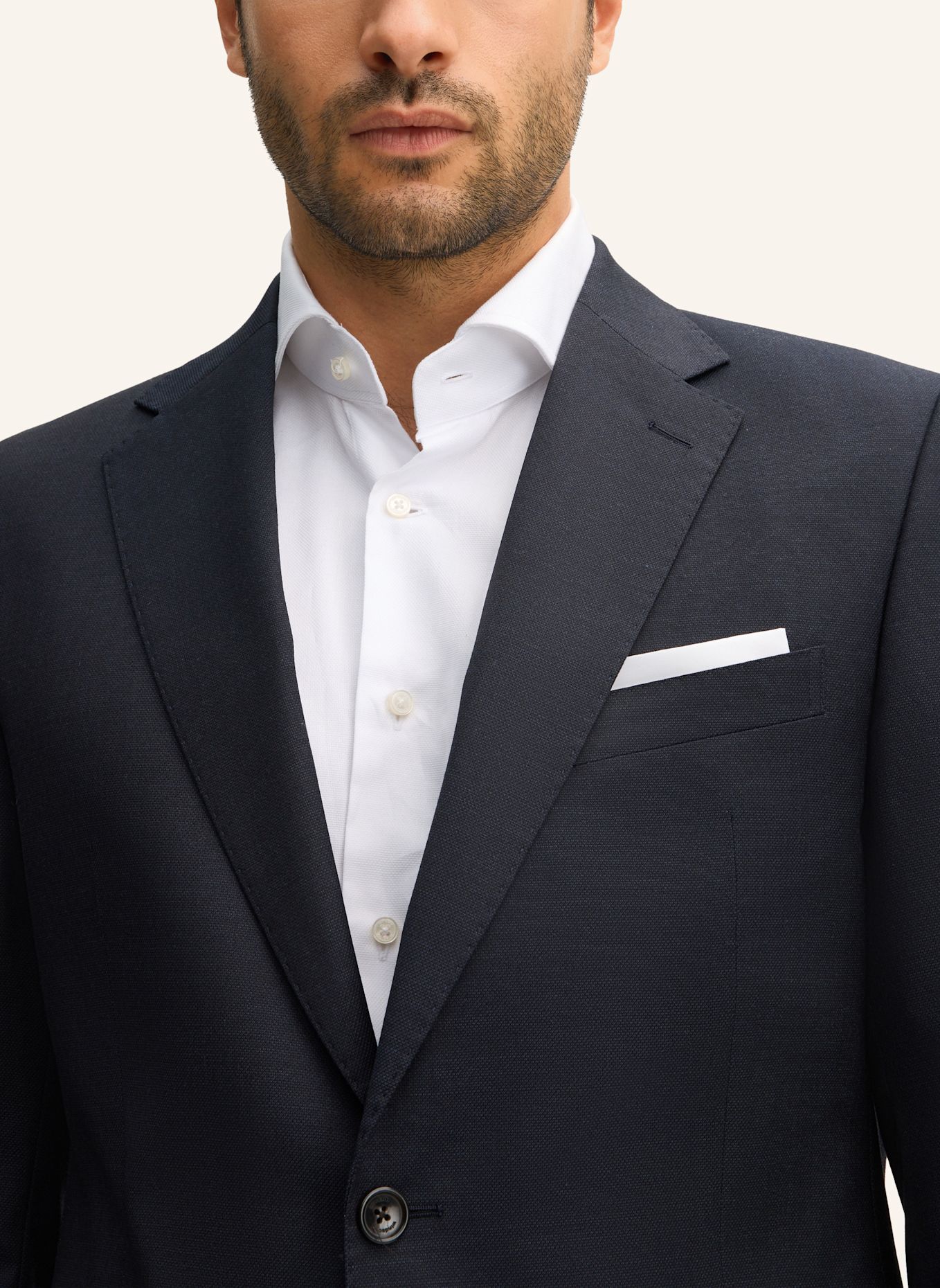 windsor. Anzug Shaped Fit: DUNKELBLAU