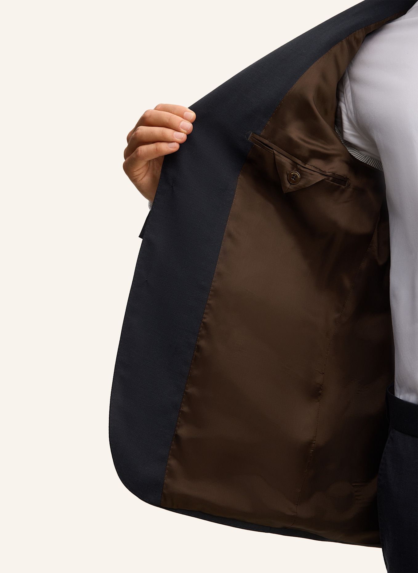 windsor. Anzug Shaped Fit: DUNKELBLAU