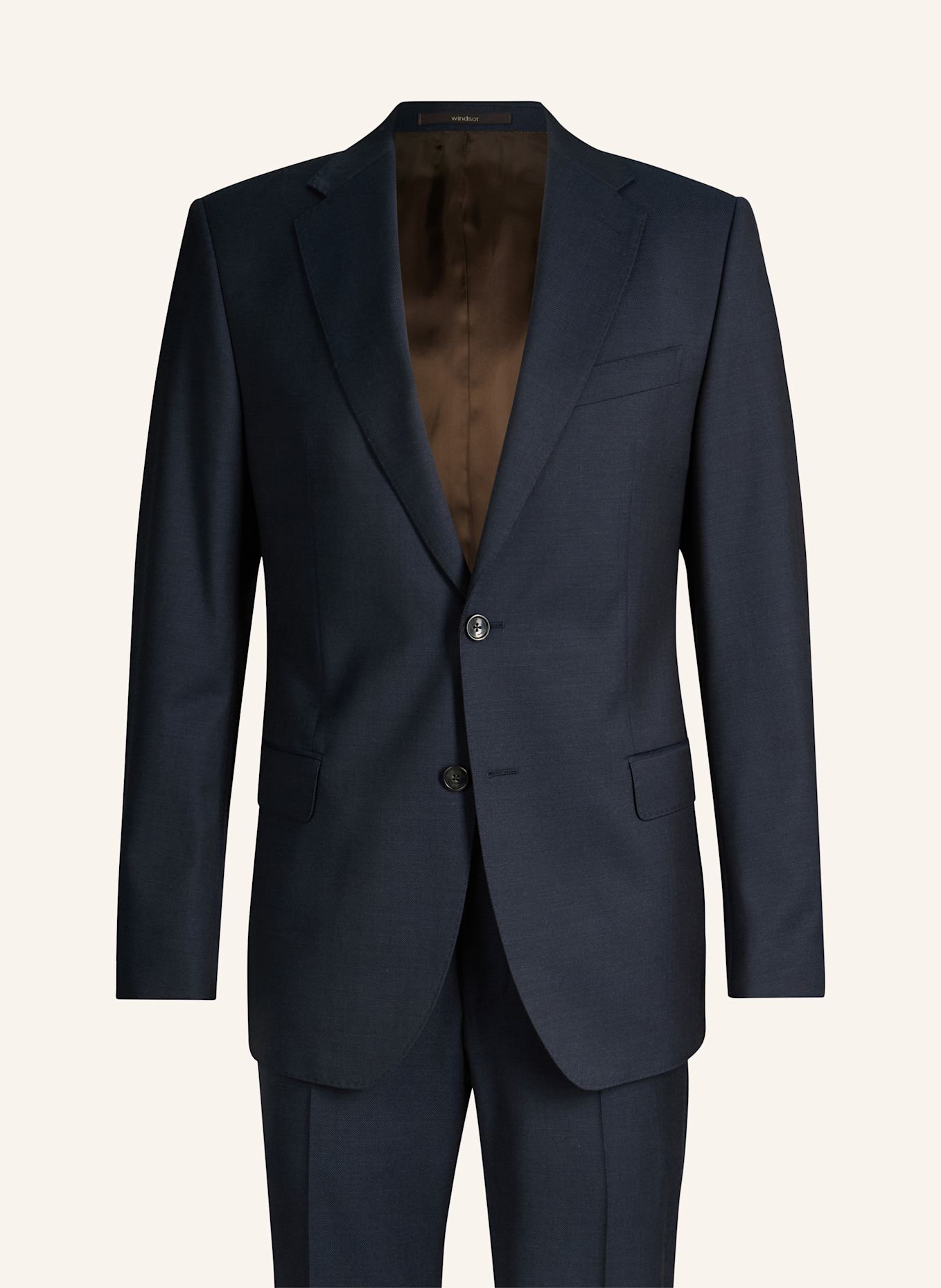 windsor. Anzug Shaped Fit: DUNKELBLAU