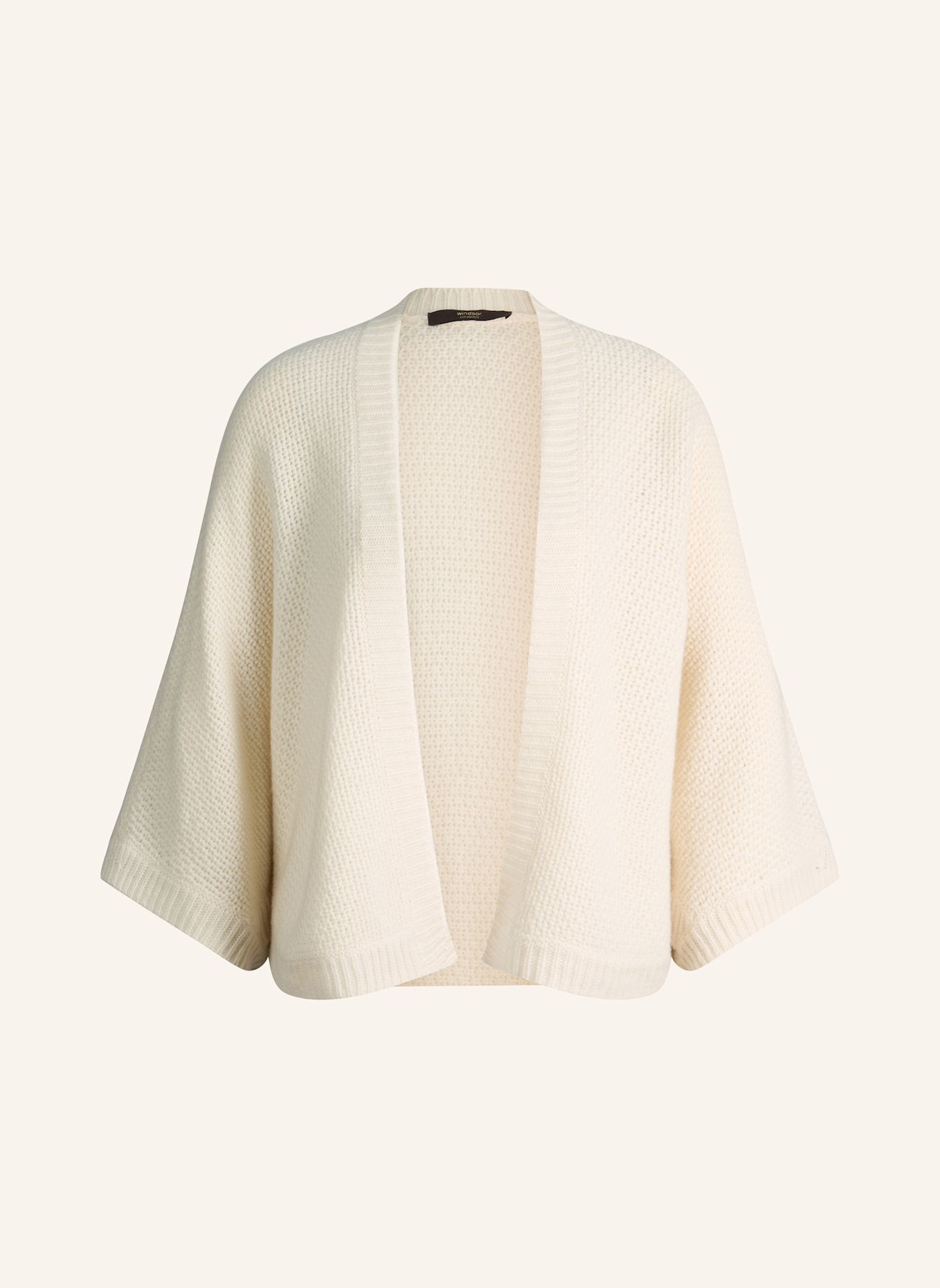 windsor. Strickjacke: WEISS