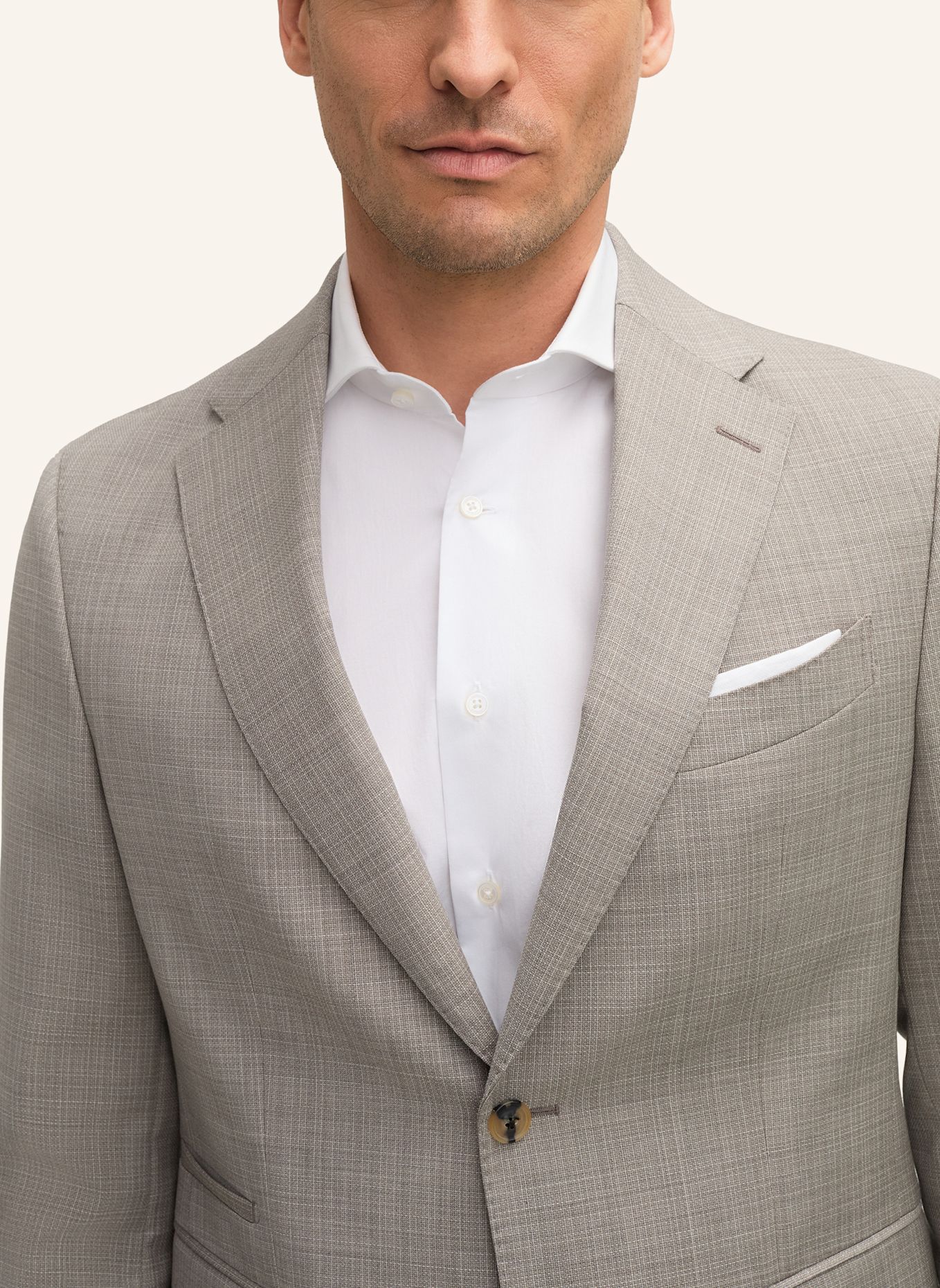 windsor. Anzug Shaped Fit: BEIGE