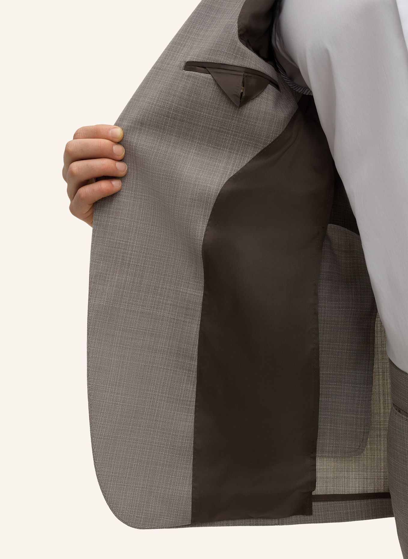windsor. Anzug Shaped Fit: BEIGE