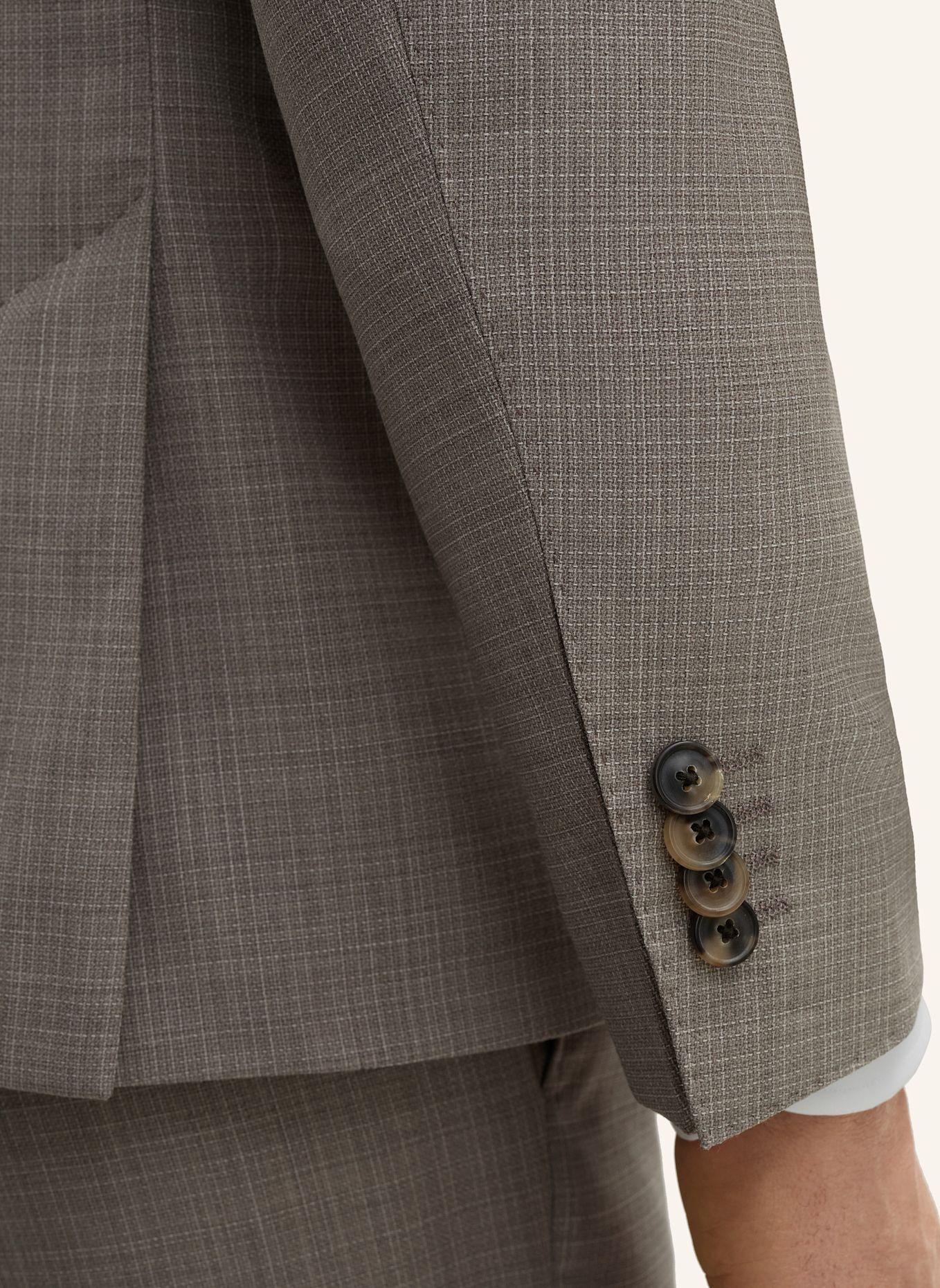 windsor. Anzug Shaped Fit: BEIGE
