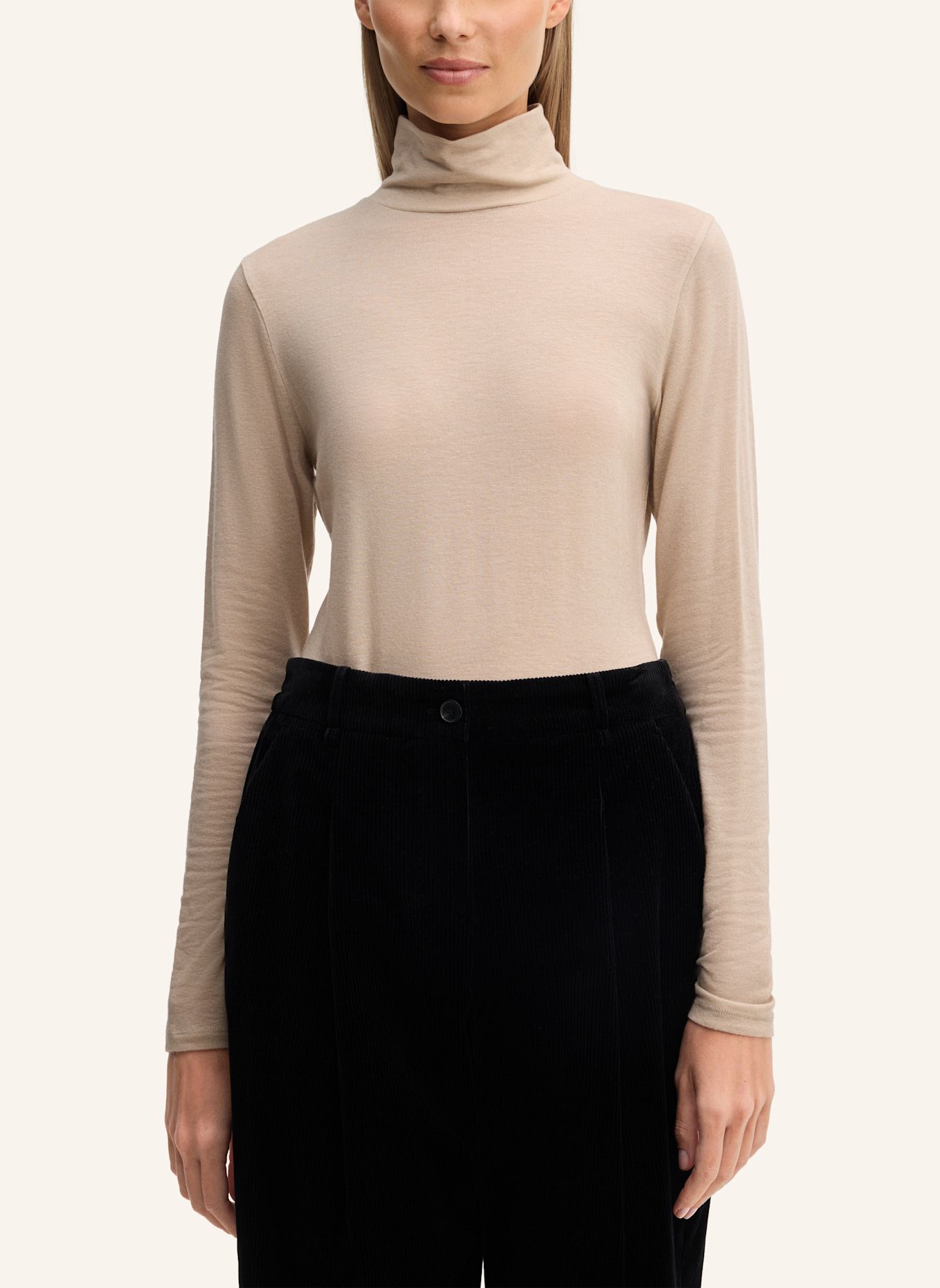 windsor. Rollkragenshirt: BEIGE