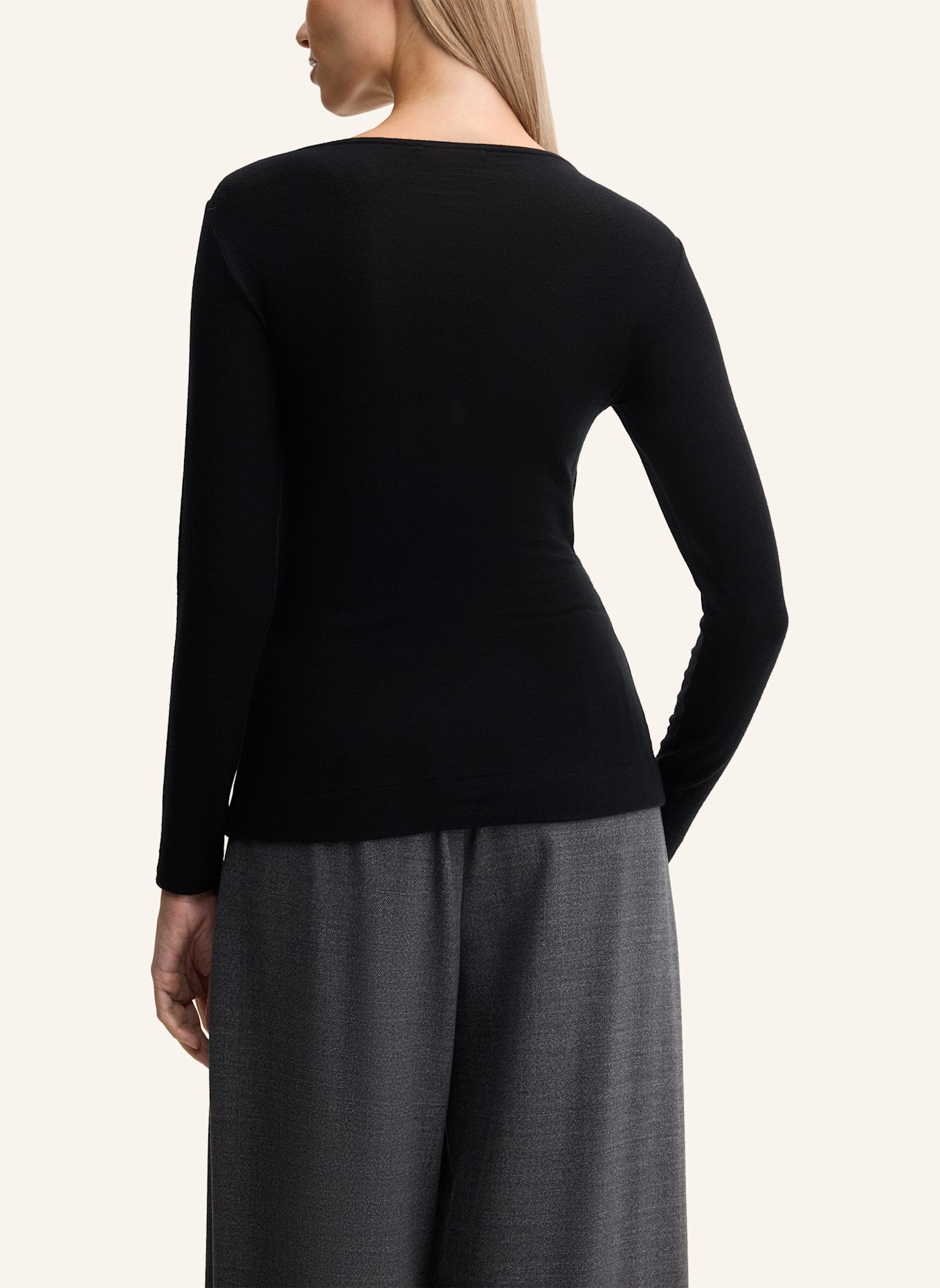 windsor. Langarm-Shirt: SCHWARZ