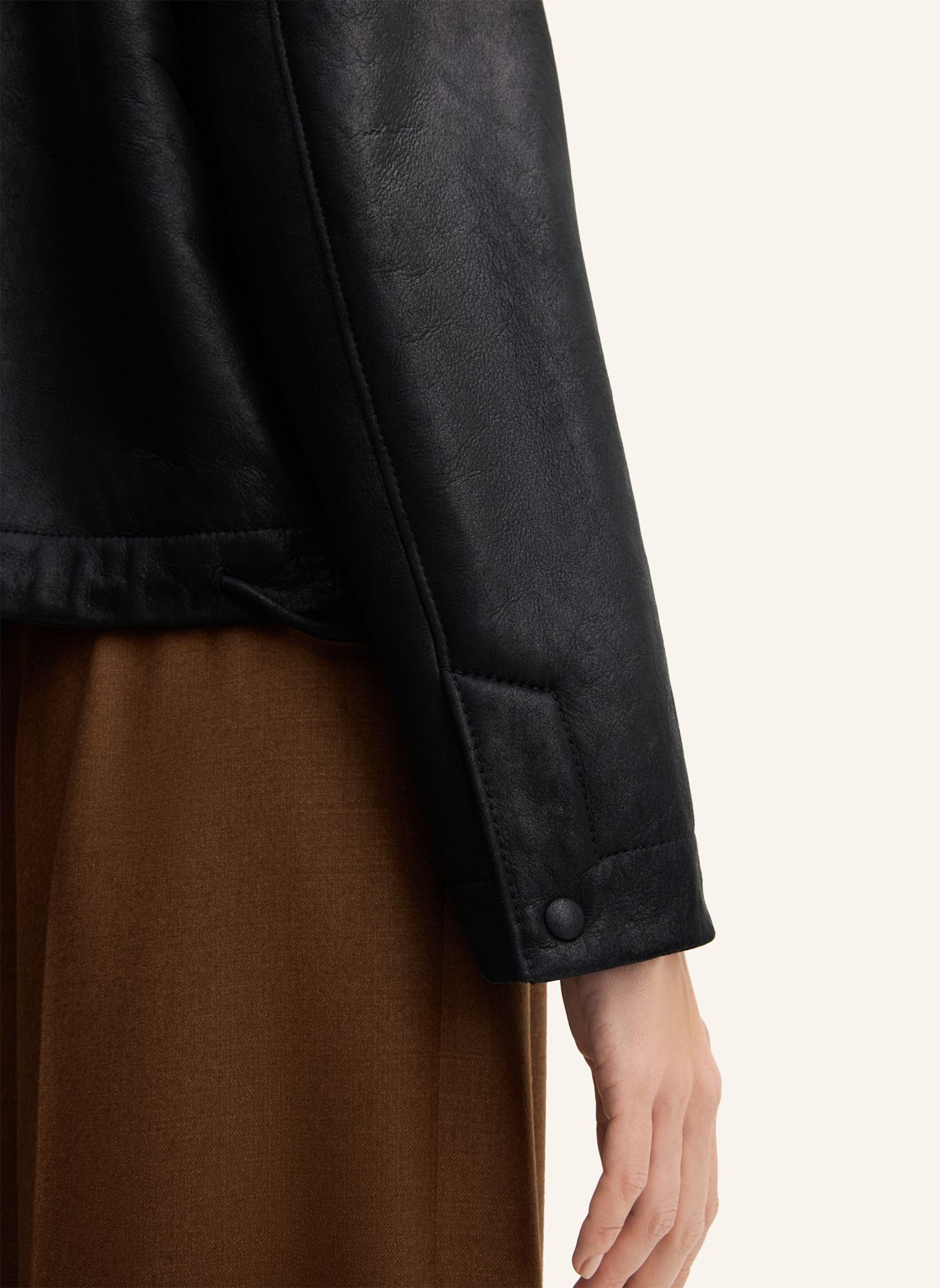 windsor. Lederjacke: SCHWARZ